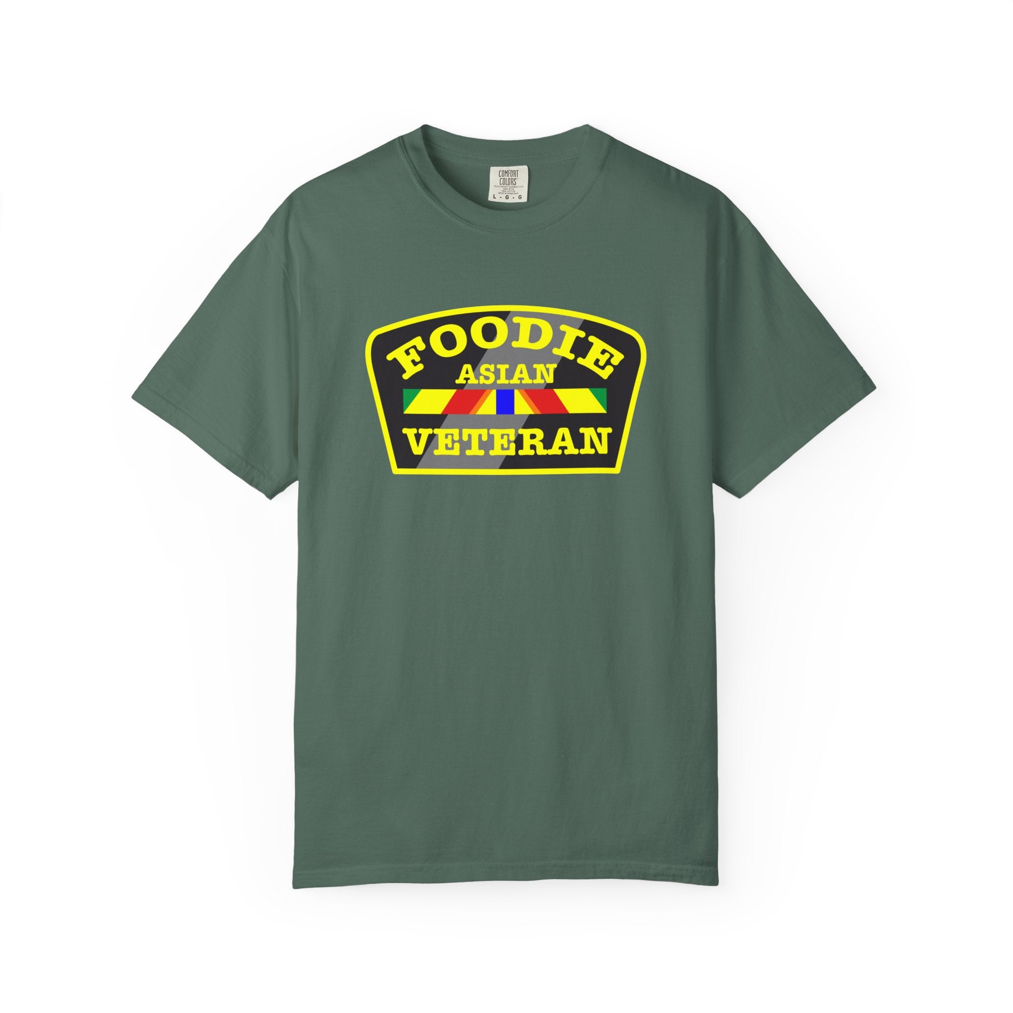 L.O.E.F Foodie Veteran ASIAN Unisex Tee Shirt (Yellow)