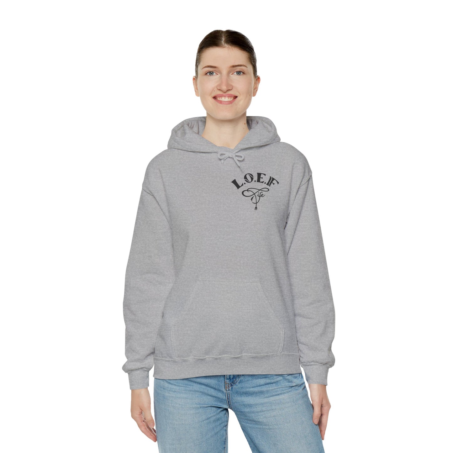 L.O.E.F Foodie 4Life Vegan Hoodie (Fuchsia)