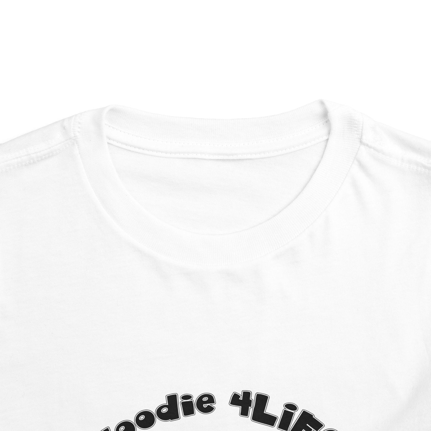 L.O.E.F Foodie 4Life Baby Tee Shirt  (Black)