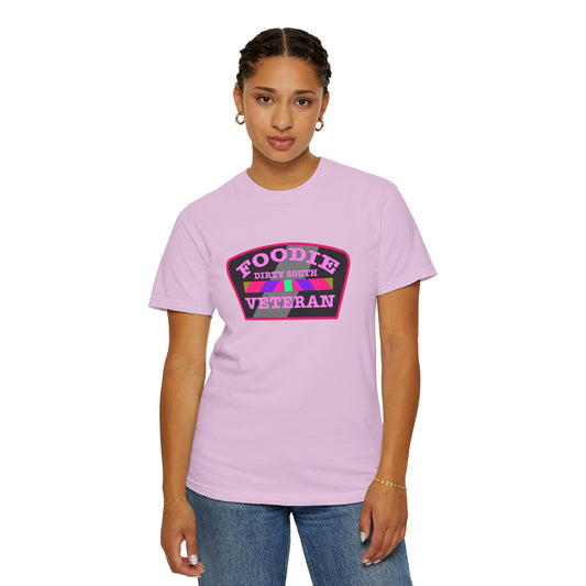 L.O.E.F Foodie Veteran DIRTY SOUTH Unisex Tee Shirt (Pink)