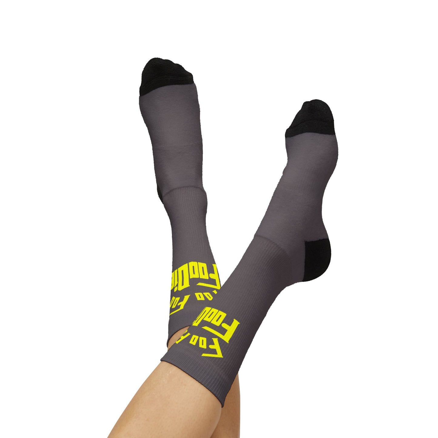 L.O.E.F Foo Foo Foodie Socks (Bright Yellow)