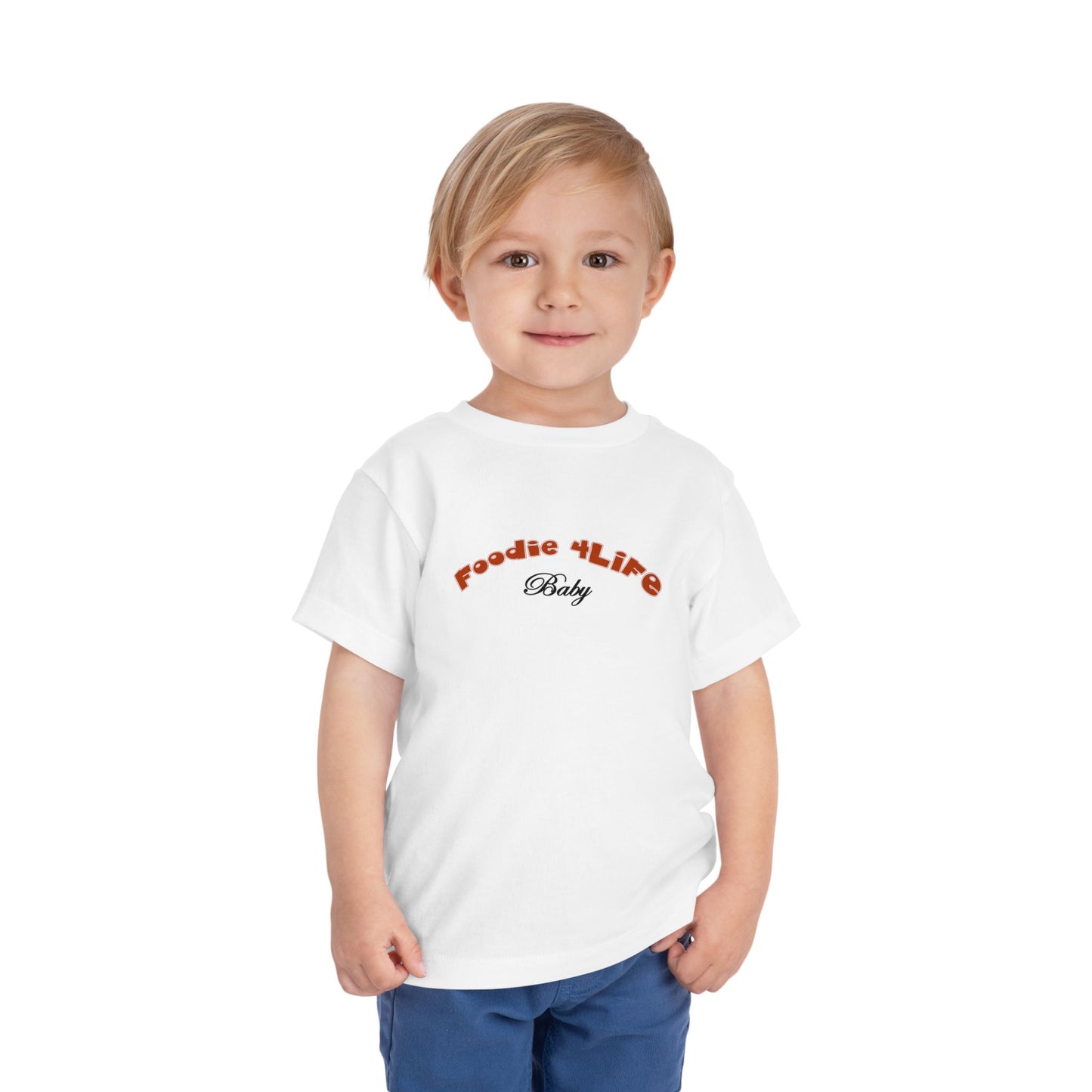 L.O.E.F Foodie 4Life Baby Tee Shirt  (Rust)