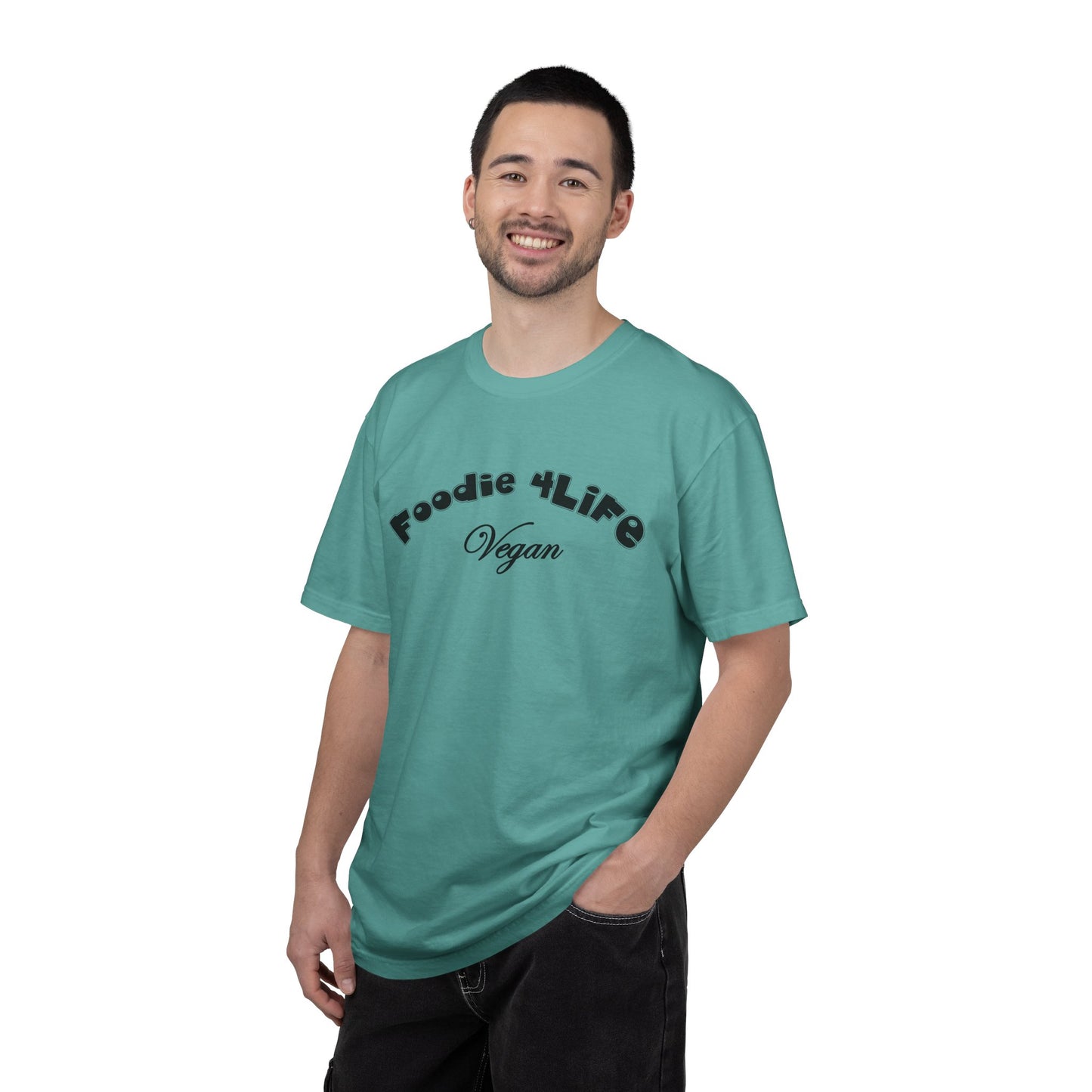 L.O.E.F Foodie 4Life Vegan Unisex Tee Shirt (Black)
