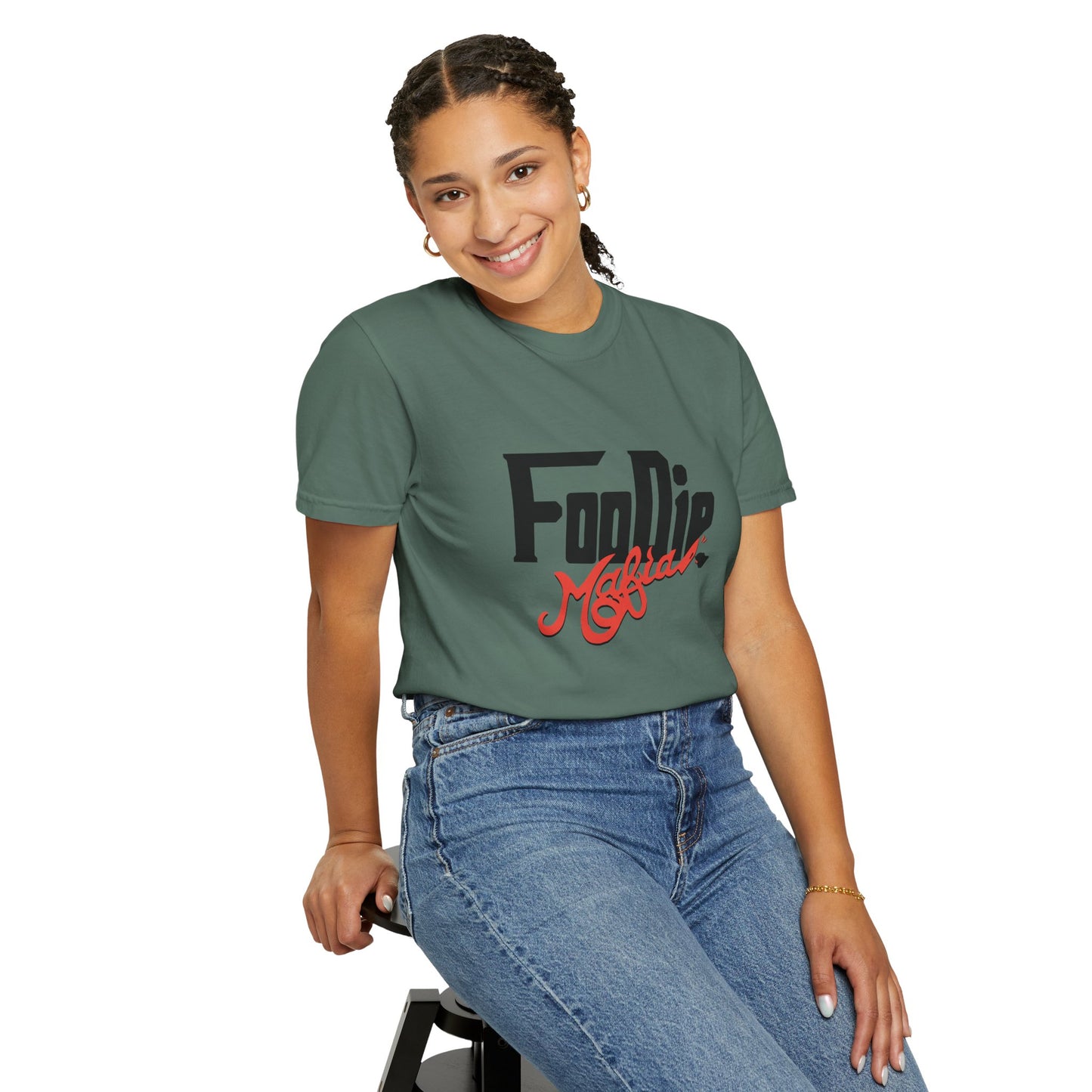 L.O.E.F Foodie Mafia Unisex Tee shirt (Flat Red)