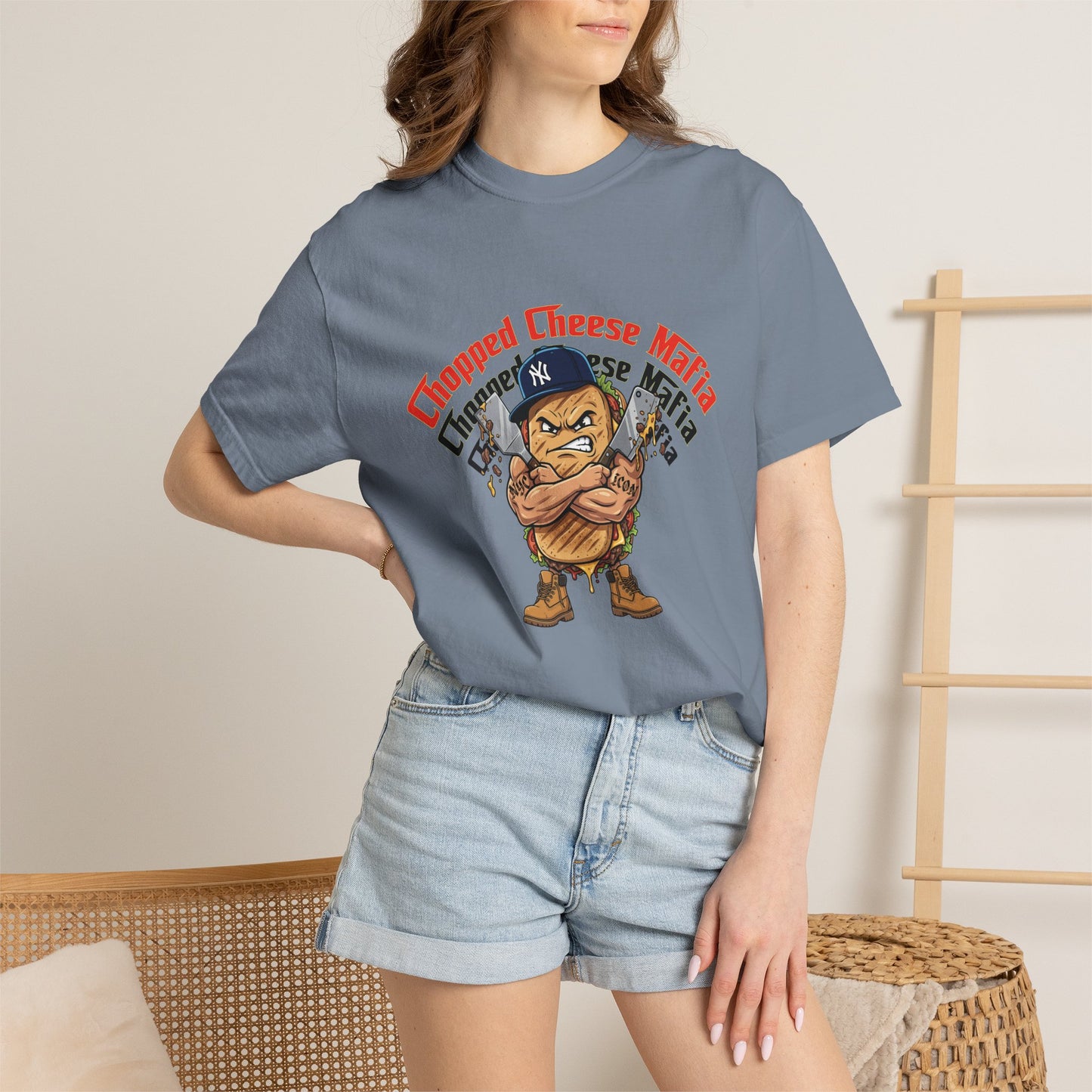 L.O.E.F Chopped Cheese Mafia Unisex Tee Shirt