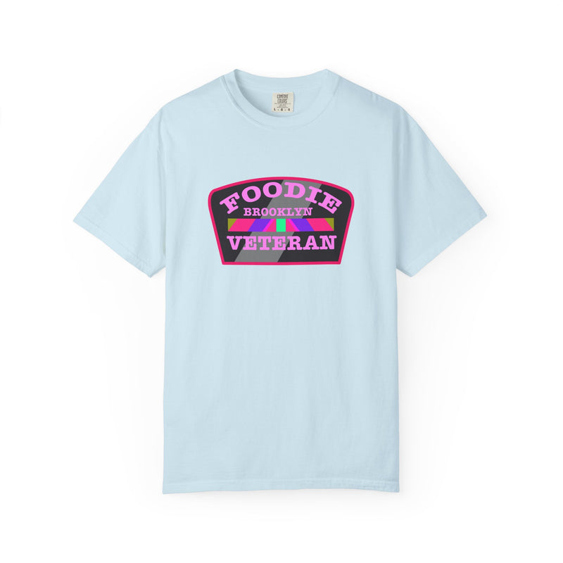 L.O.E.F Foodie Veteran BROOKLYN Unisex Tee Shirt (Pink)