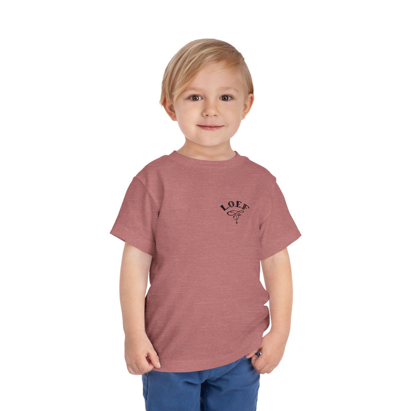 L.O.E.F Foodie 4Life Baby Short Sleeve Tee Shirt (Black)