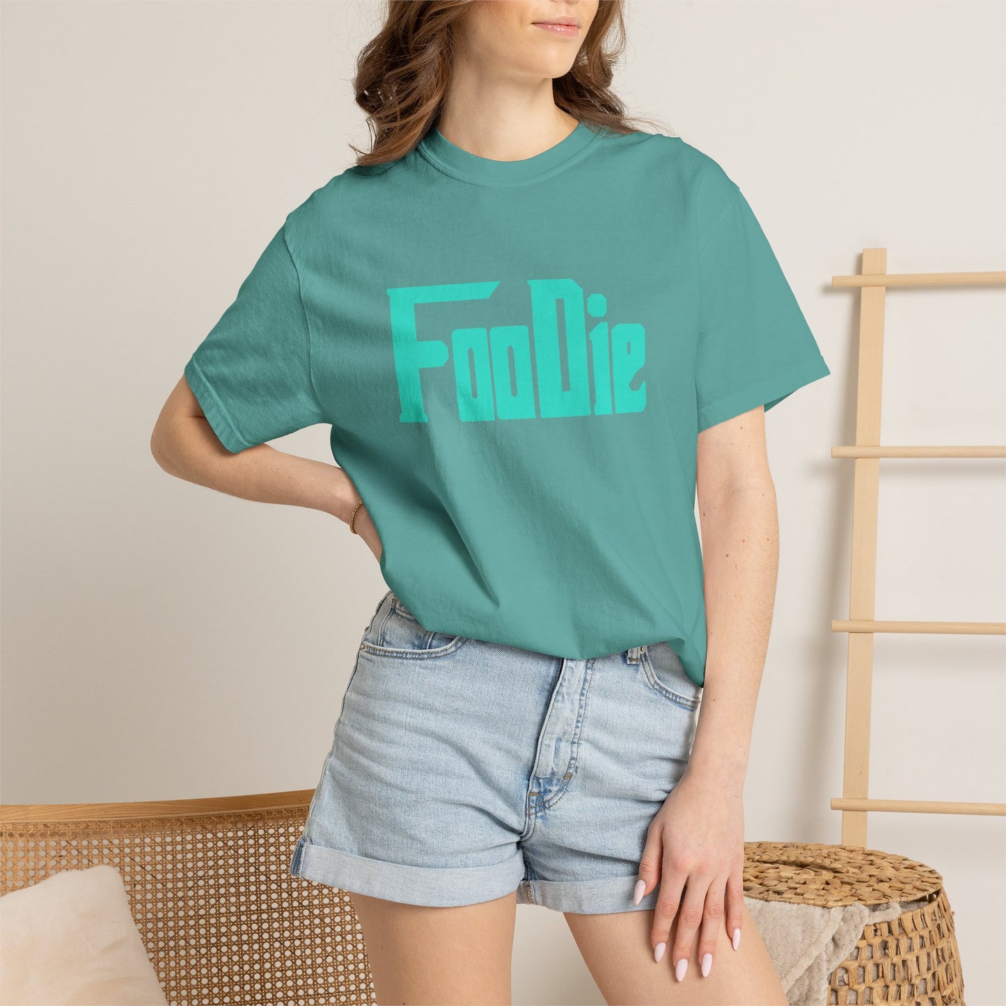 L.O.E.F Foodie Unisex Tee Shirt (Turquoise)