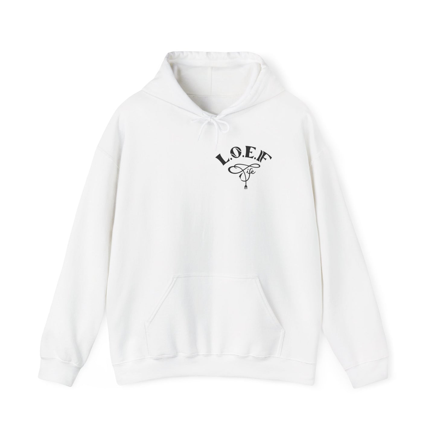 L.O.E.F Foodie 4Life Vegan Hoodie (Fuchsia)