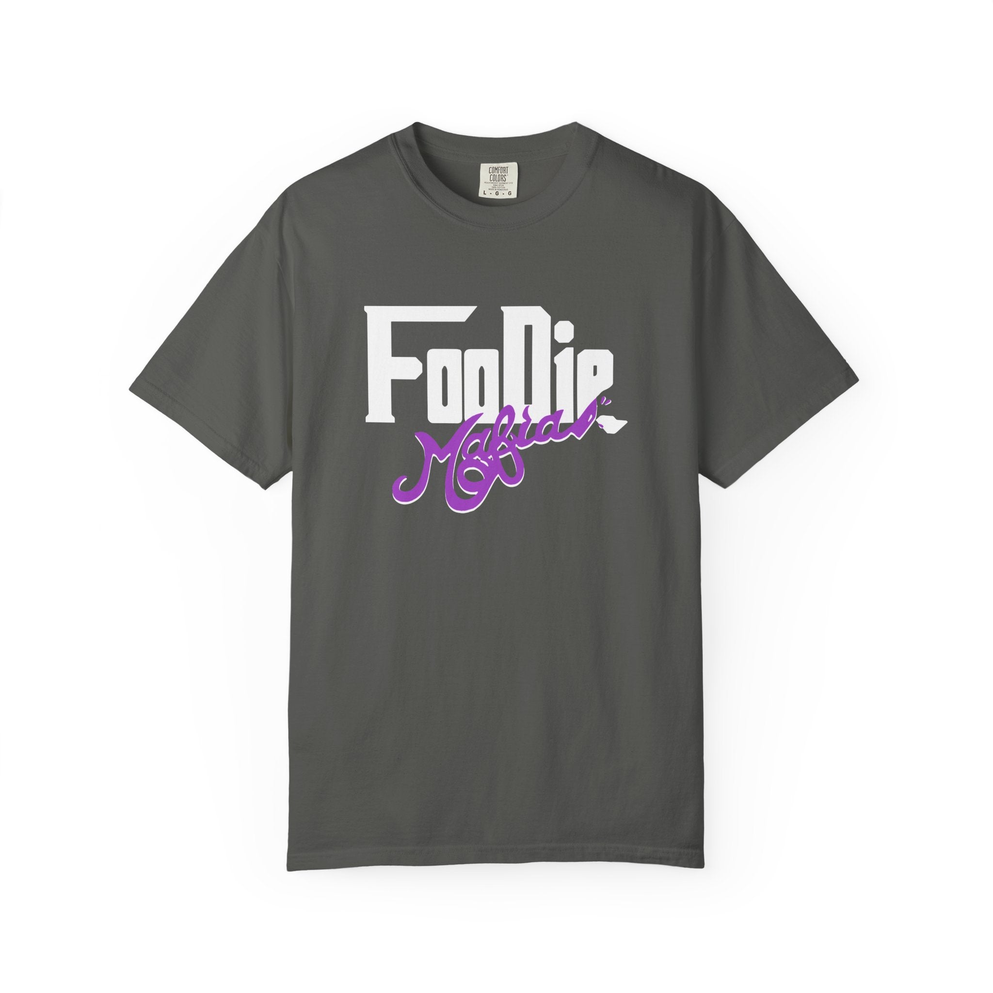 L.O.E.F Foodie Mafia Unisex Tee Shirt  (Purple)