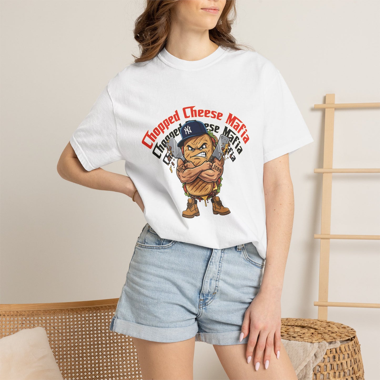 L.O.E.F Chopped Cheese Mafia Unisex Tee Shirt