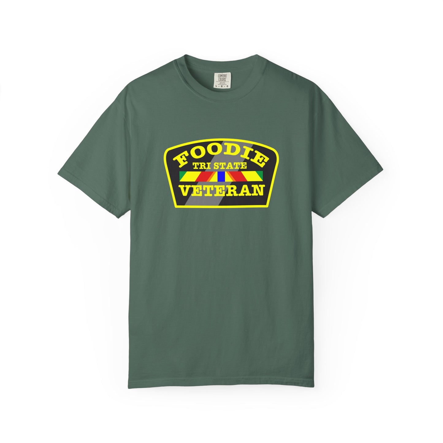 L.O.E.F Foodie Veteran TRI STATE Unisex Tee Shirt (Yellow)