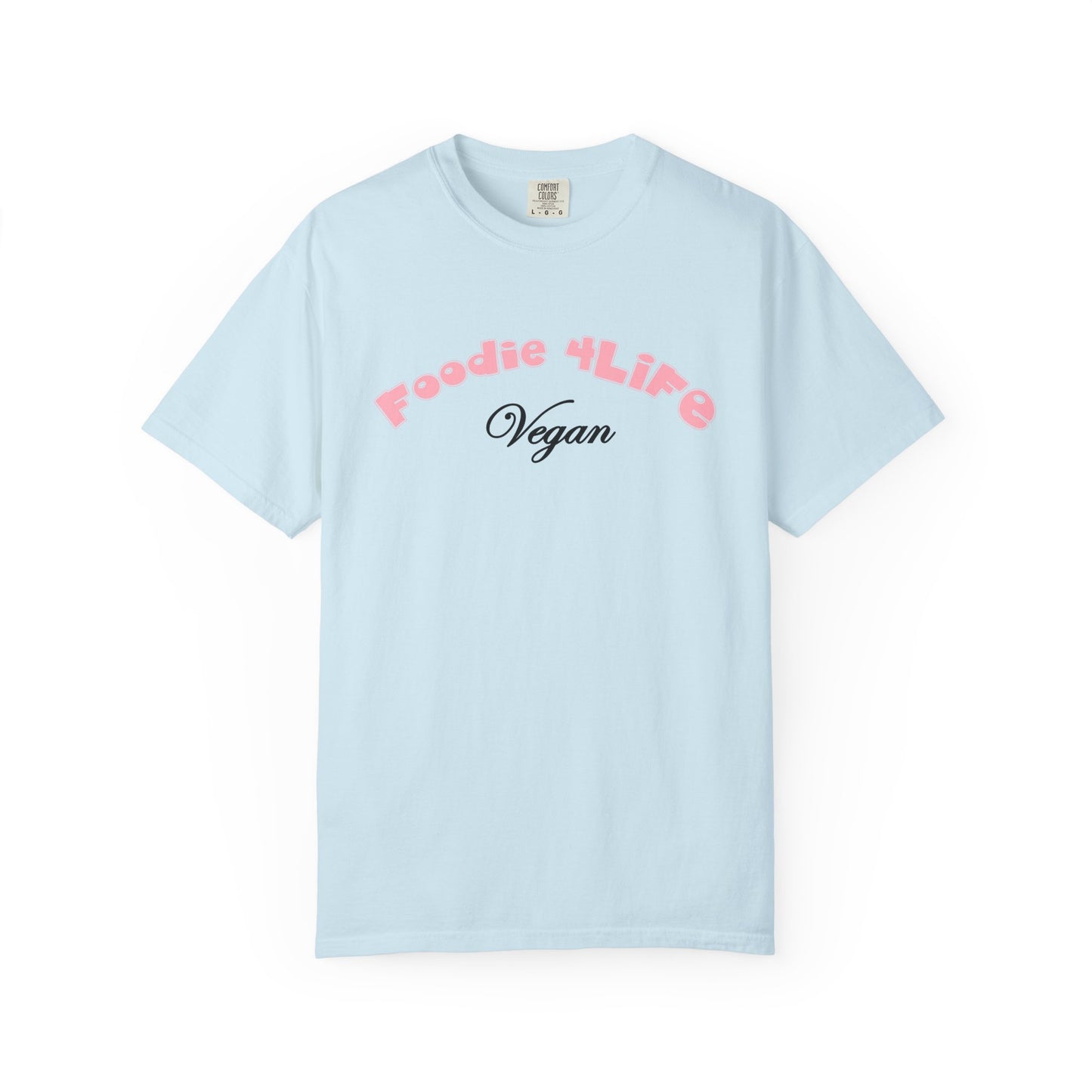 L.O.E.F Foodie 4Life Vegan Unisex Tee Shirt (Soft Pink)