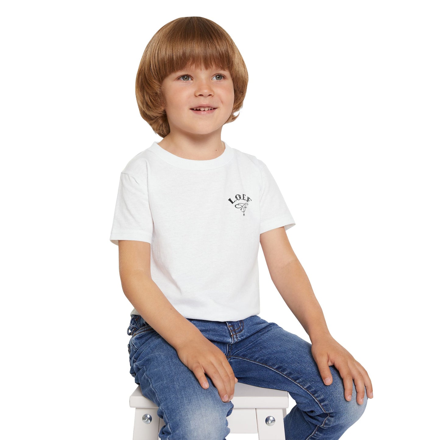 L.O.E.F Foodie 4Life Baby Tee Shirt (Fiery Red)