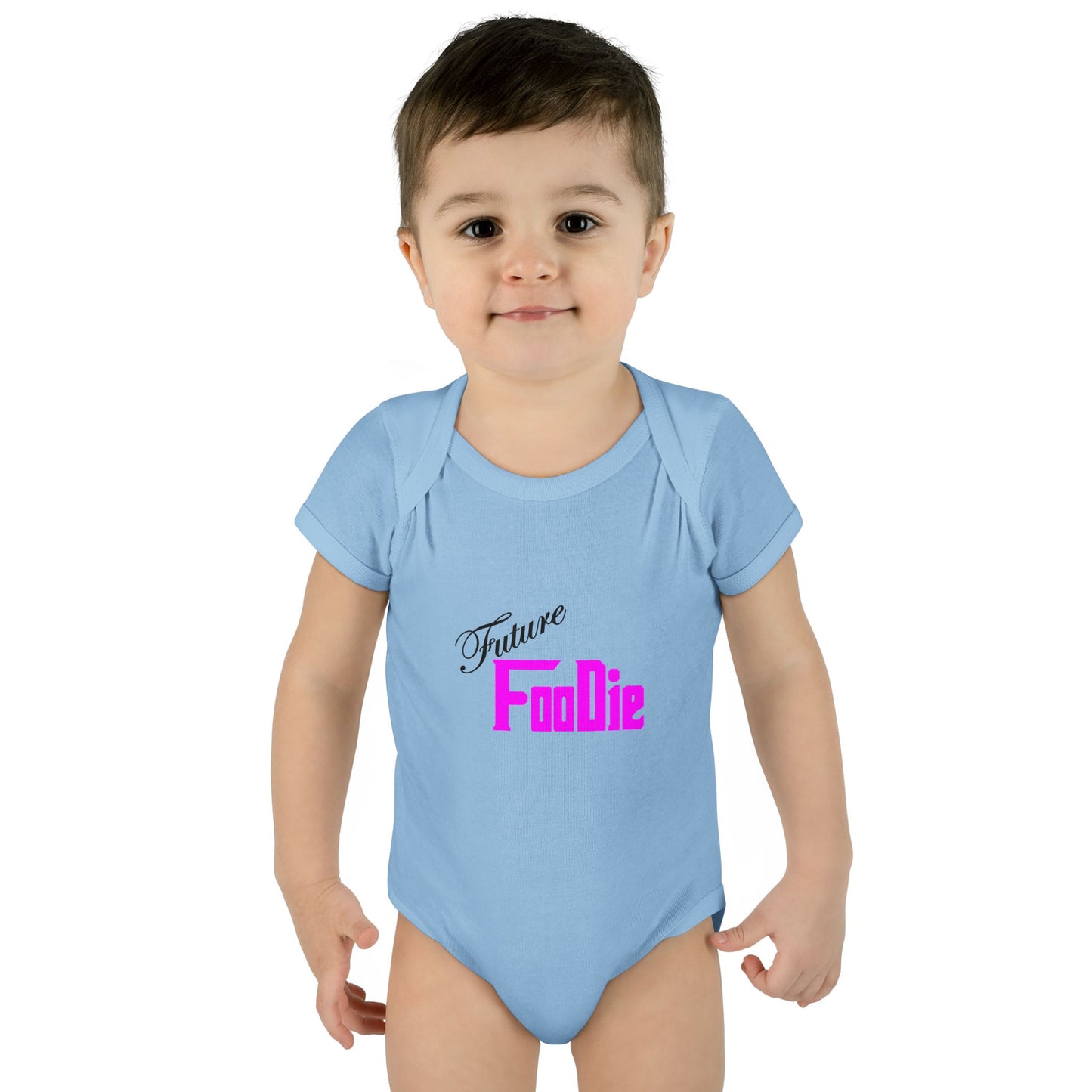 L.O.E.F Future Foodie Toddler Bodysuit (Fuchsia)