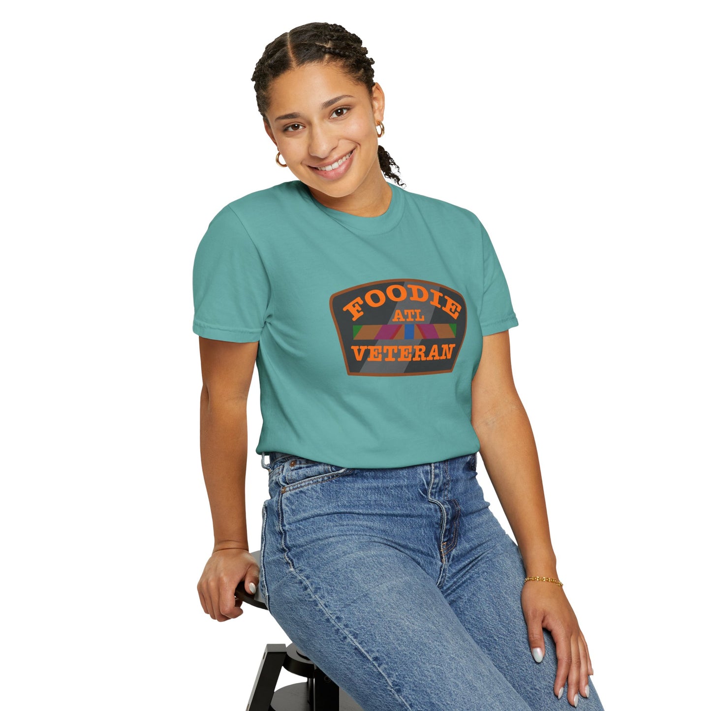 L.O.E.F Foodie Veteran ATL Unisex Tee Shirt (Orange)