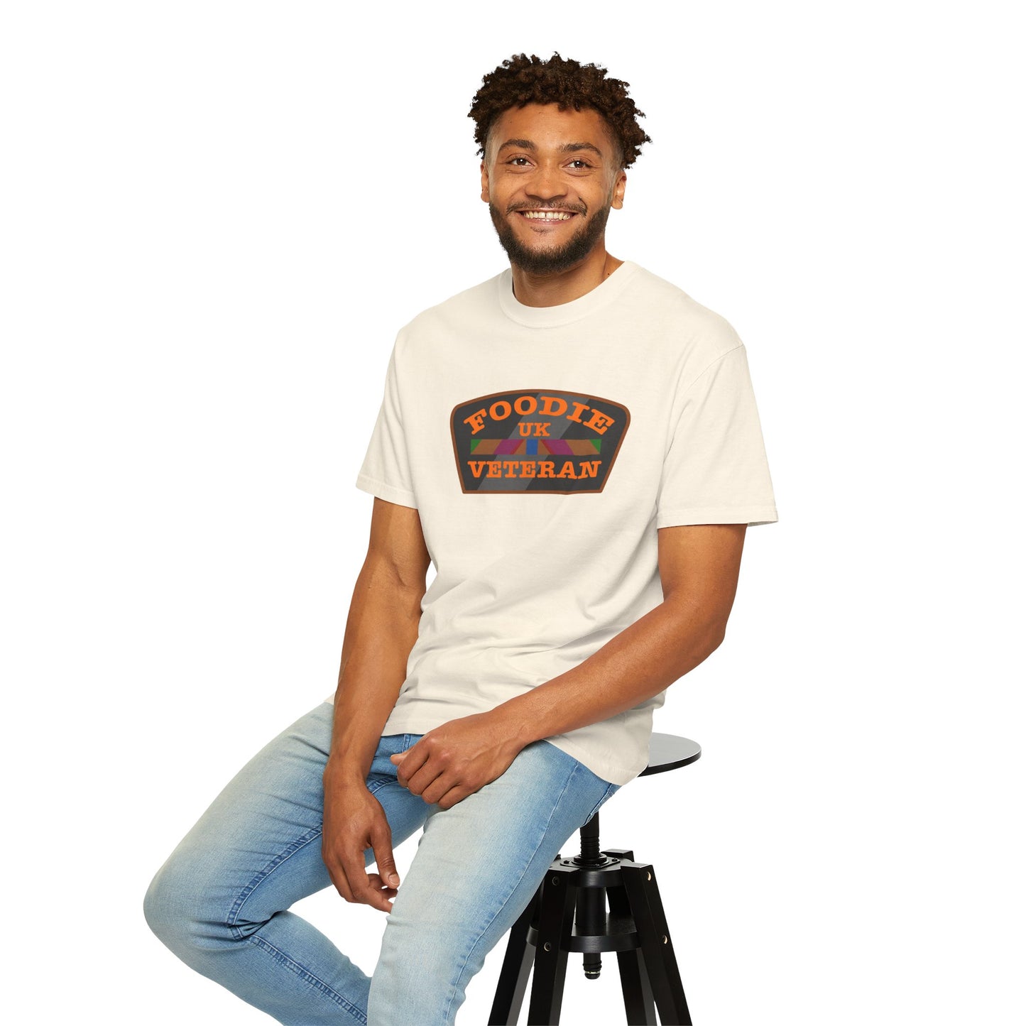 L.O.E.F Foodie Veteran UK Unisex Tee Shirt (Orange)
