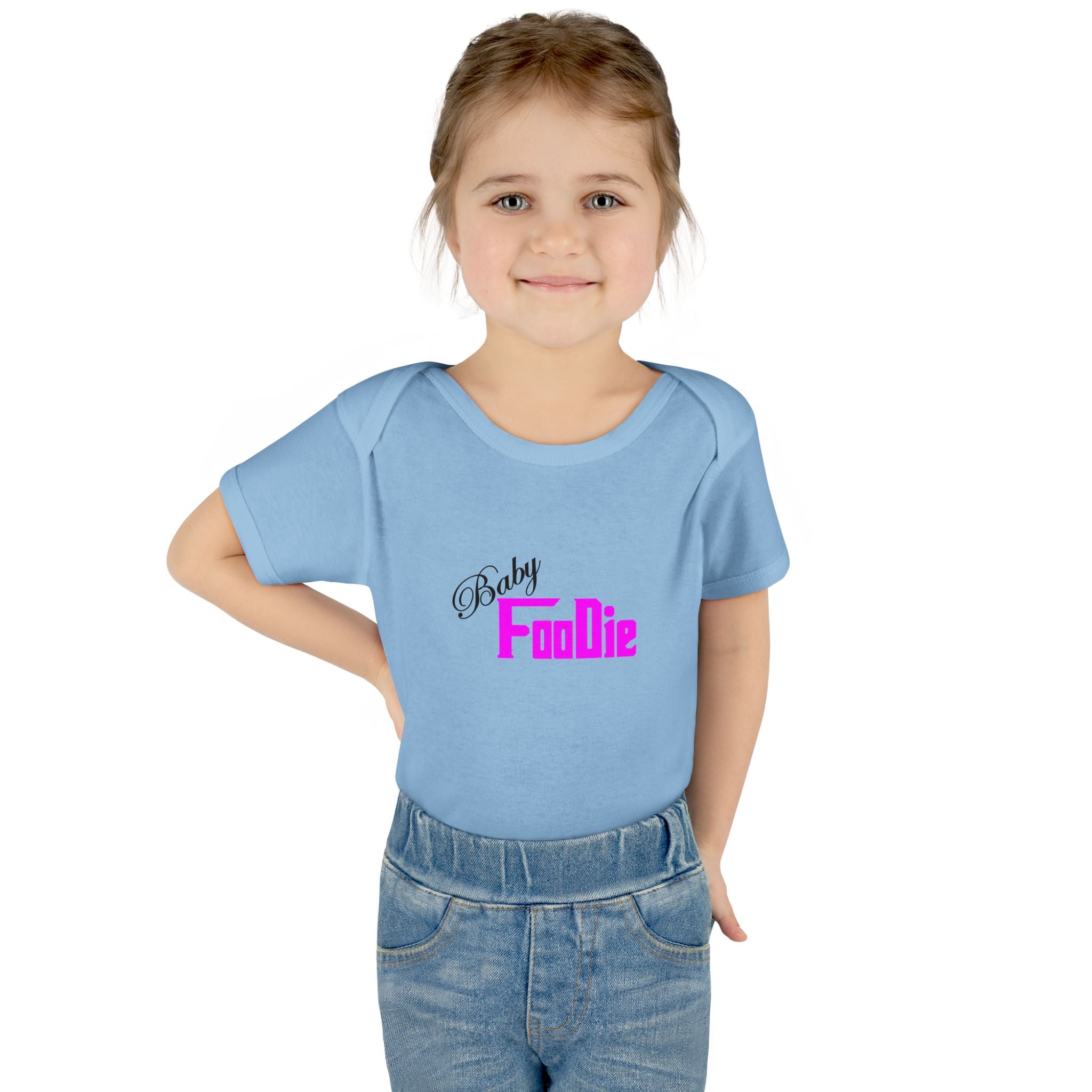 L.O.E.F Baby Foodie Toddler Bodysuit (Fuchsia)