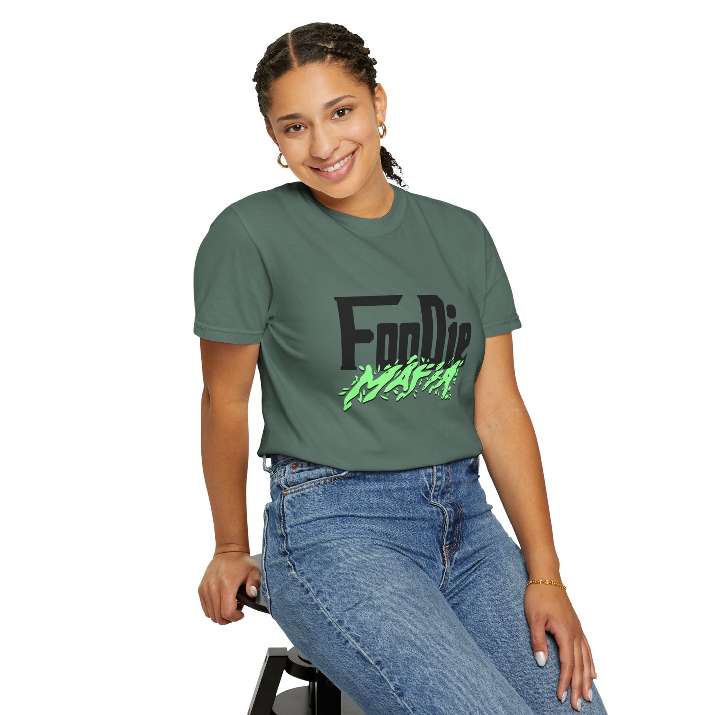 L.O.E.F Foodie Mafia Tee Shirt (Mint Green)