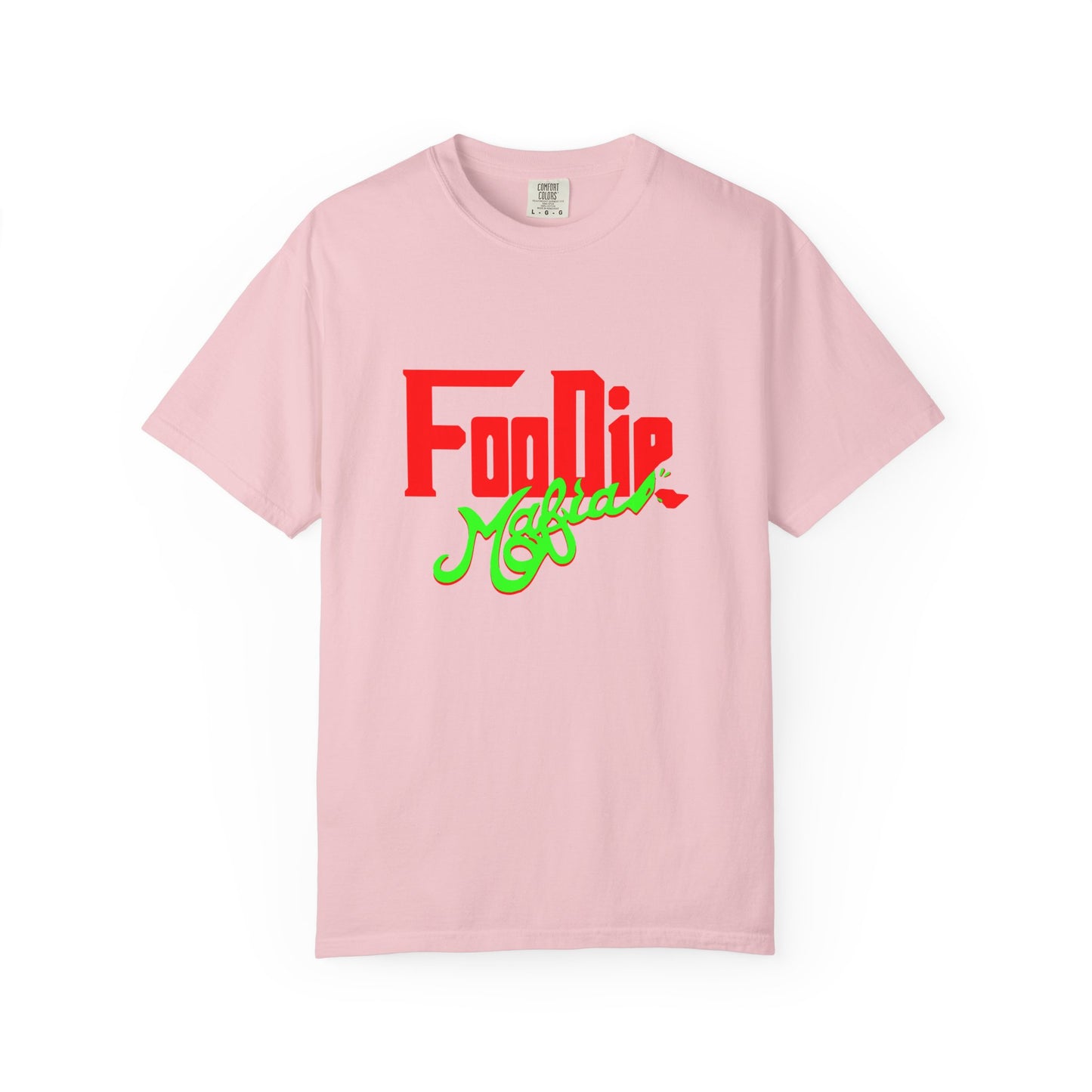 L.O.E.F Red Foodie Mafia Unisex Tee Shirt (Neon Green)