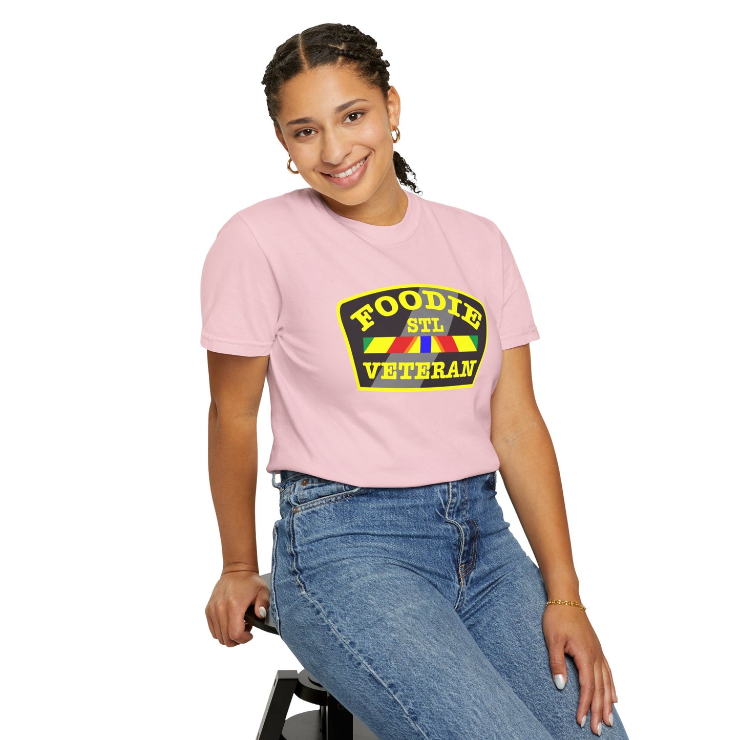 L.O.E.F Foodie Veteran STL Unisex Tee Shirt (Yellow)