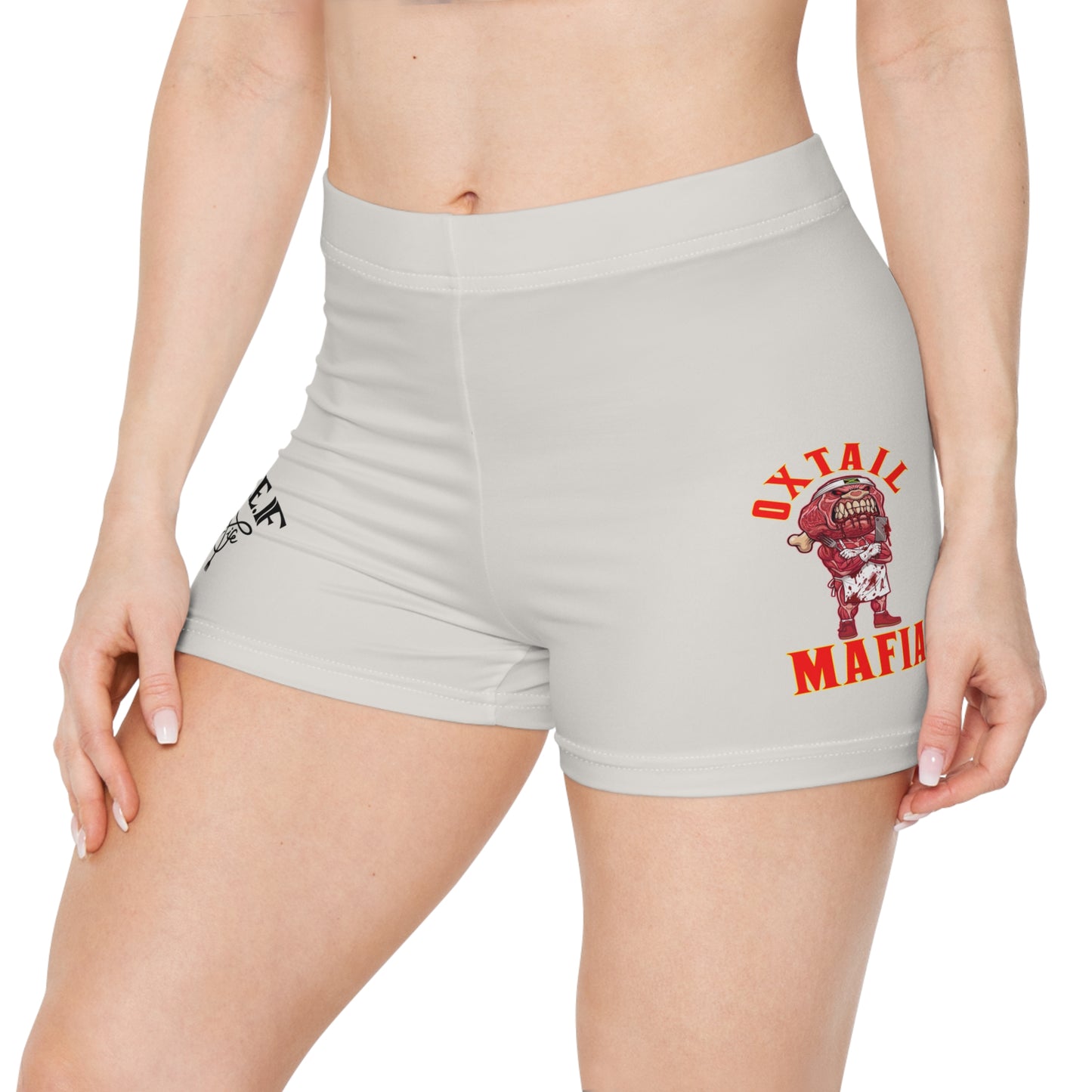 L.O.E.F Oxtail Mafia Women Athletic Shorts