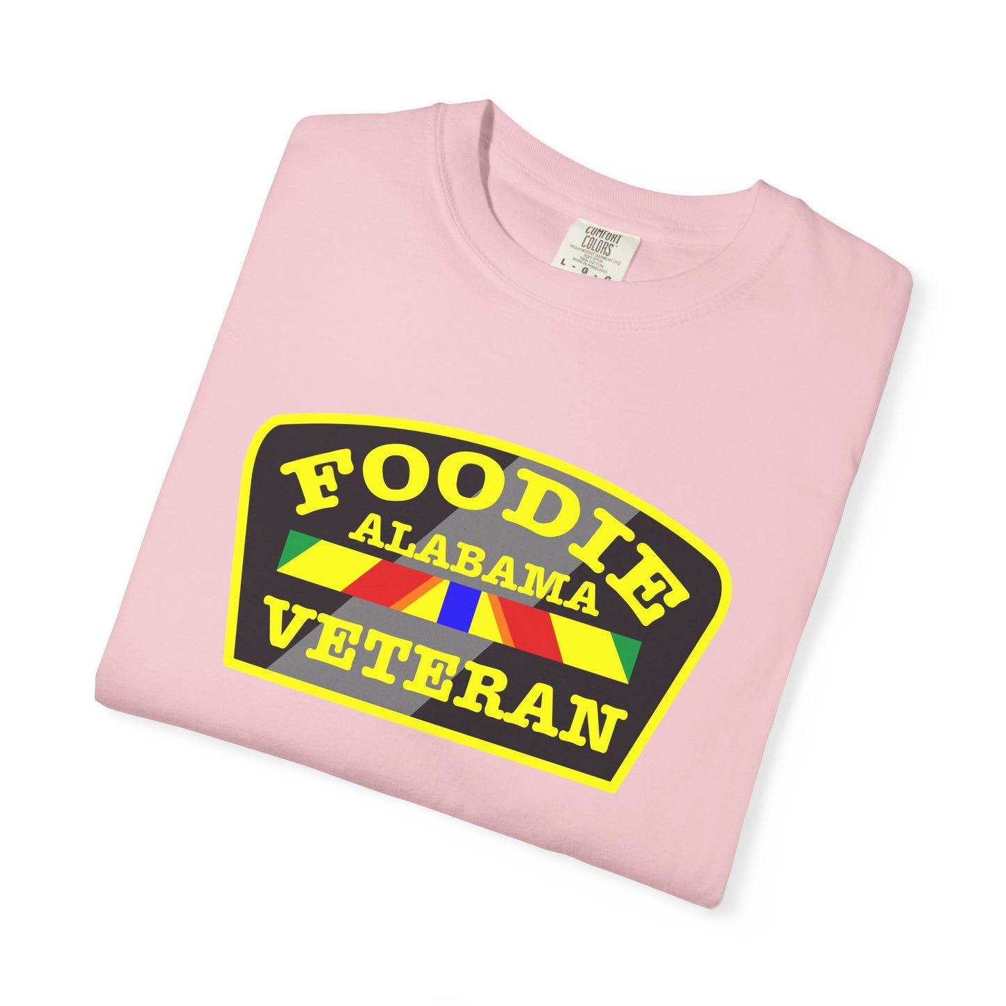 L.O.E.F Foodie Veteran ALABAMA Unisex Tee Shirt (Yellow)