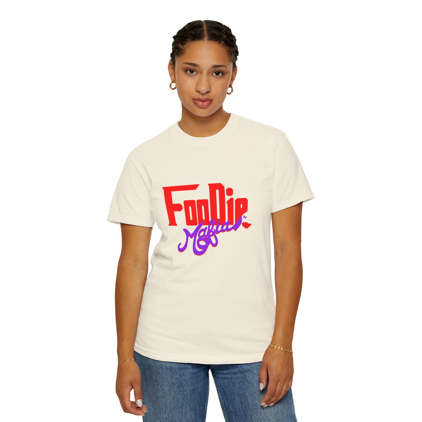 L.O.E.F Red Foodie Mafia Unisex Tee Shirt (Purple)