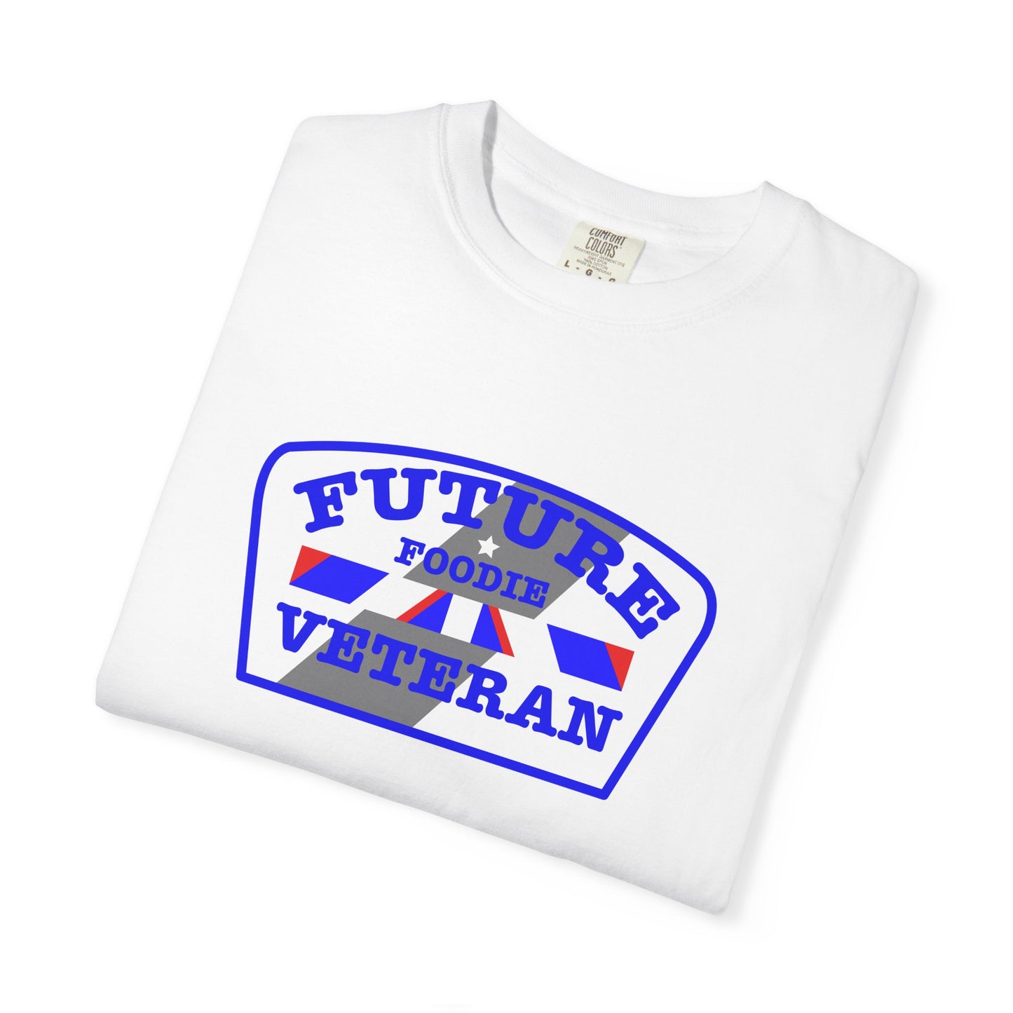 L.O.E.F Future Foodie Veteran Unisex Tee Shirt (Blue)