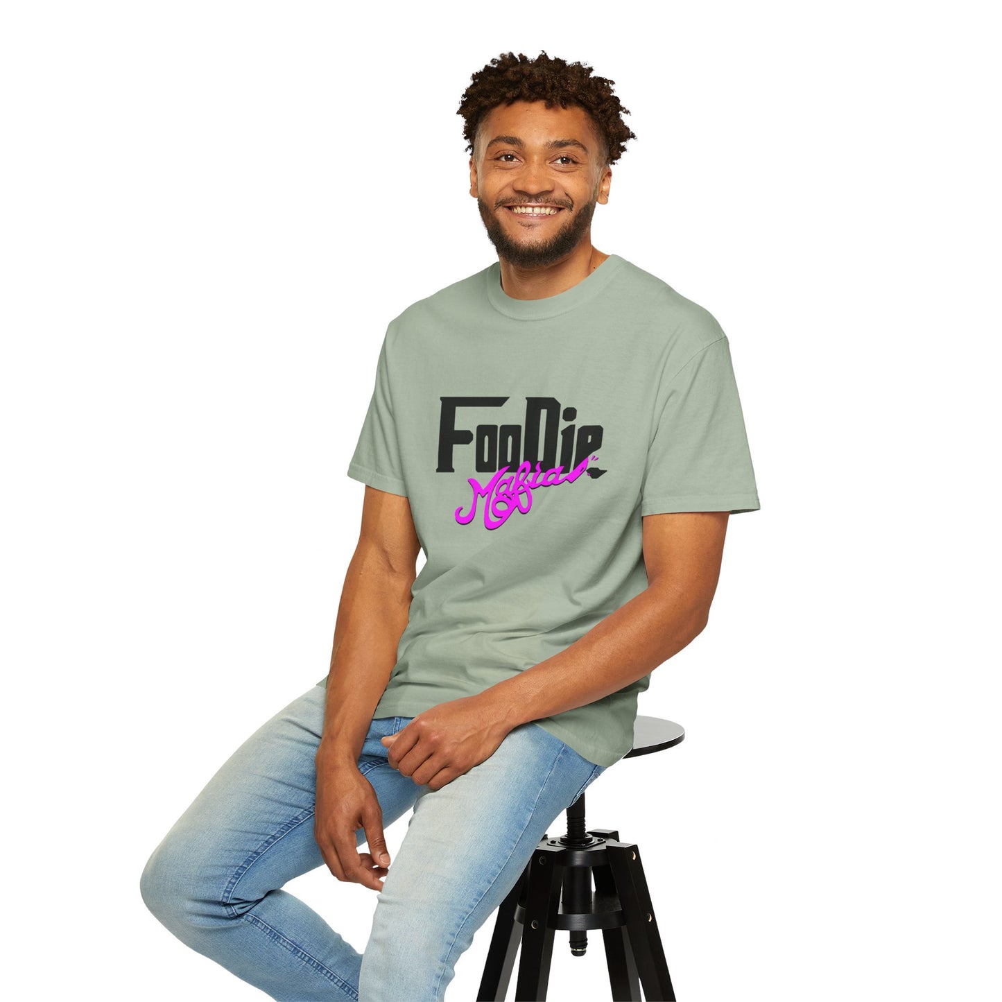 L.O.E.F Foodie Mafia Unisex Tee Shirt (Bright Purple)