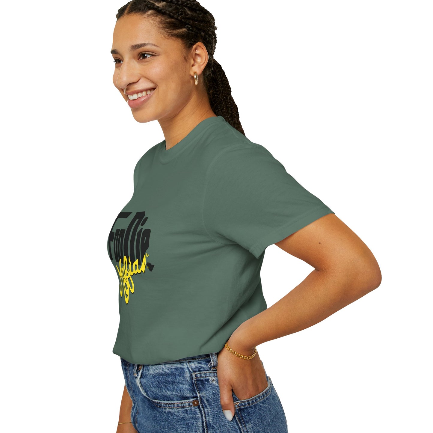 L.O.E.F Foodie Mafia Unisex Tee shirt (Bright Yellow)
