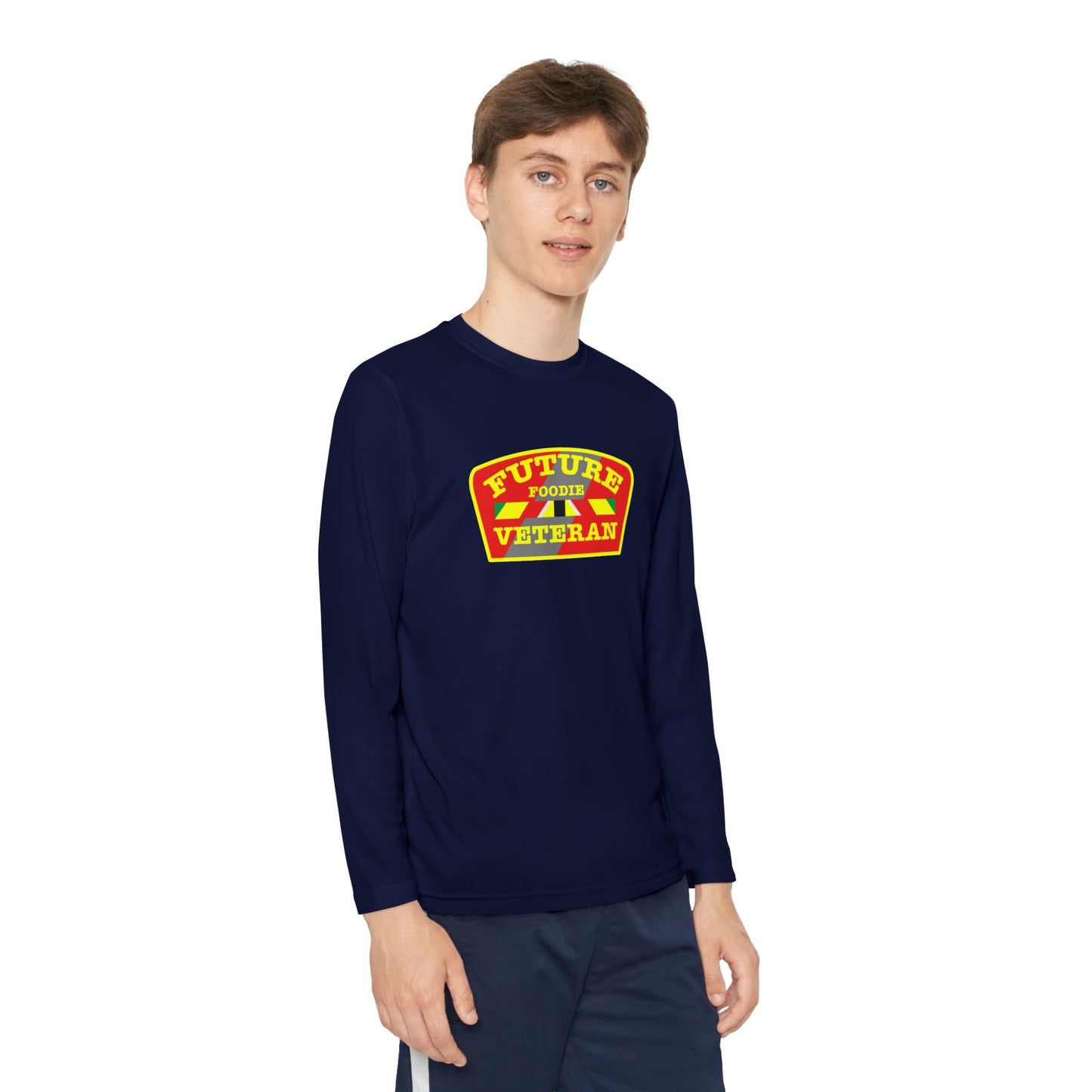 L.O.E.F Future Foodie Veteran Youth Long Sleeve Tee (Yellow and Red)