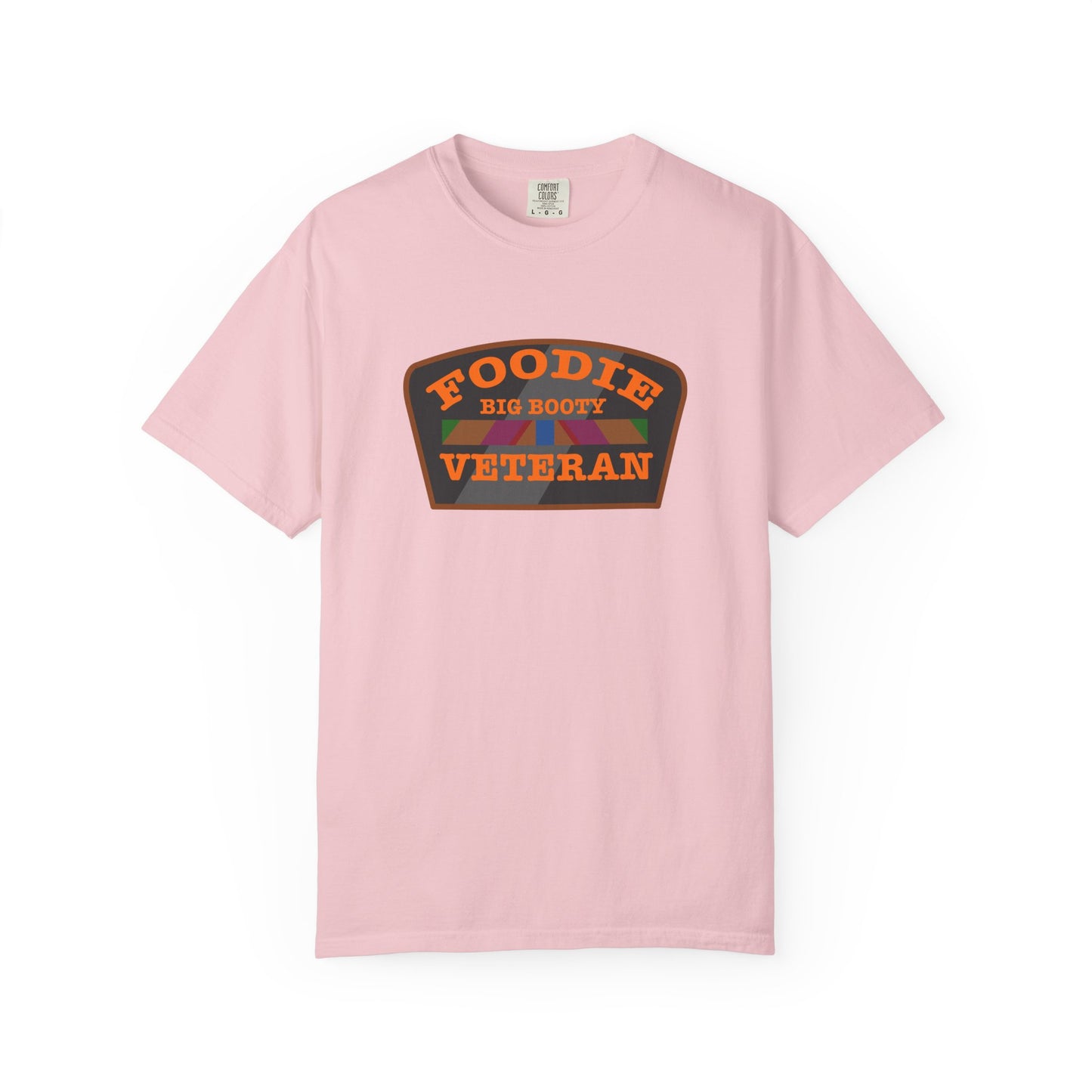 L.O.E.F Foodie Veteran BIG BOOTY Unisex Tee Shirt (Orange)