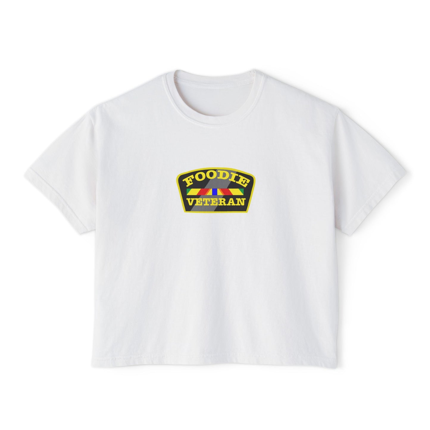 L.O.E.F Foodie Veteran Women Boxy Tee