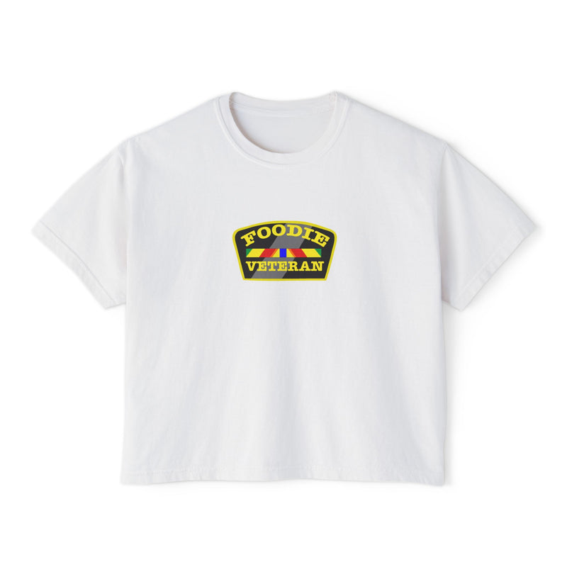 L.O.E.F Foodie Veteran Women Boxy Tee