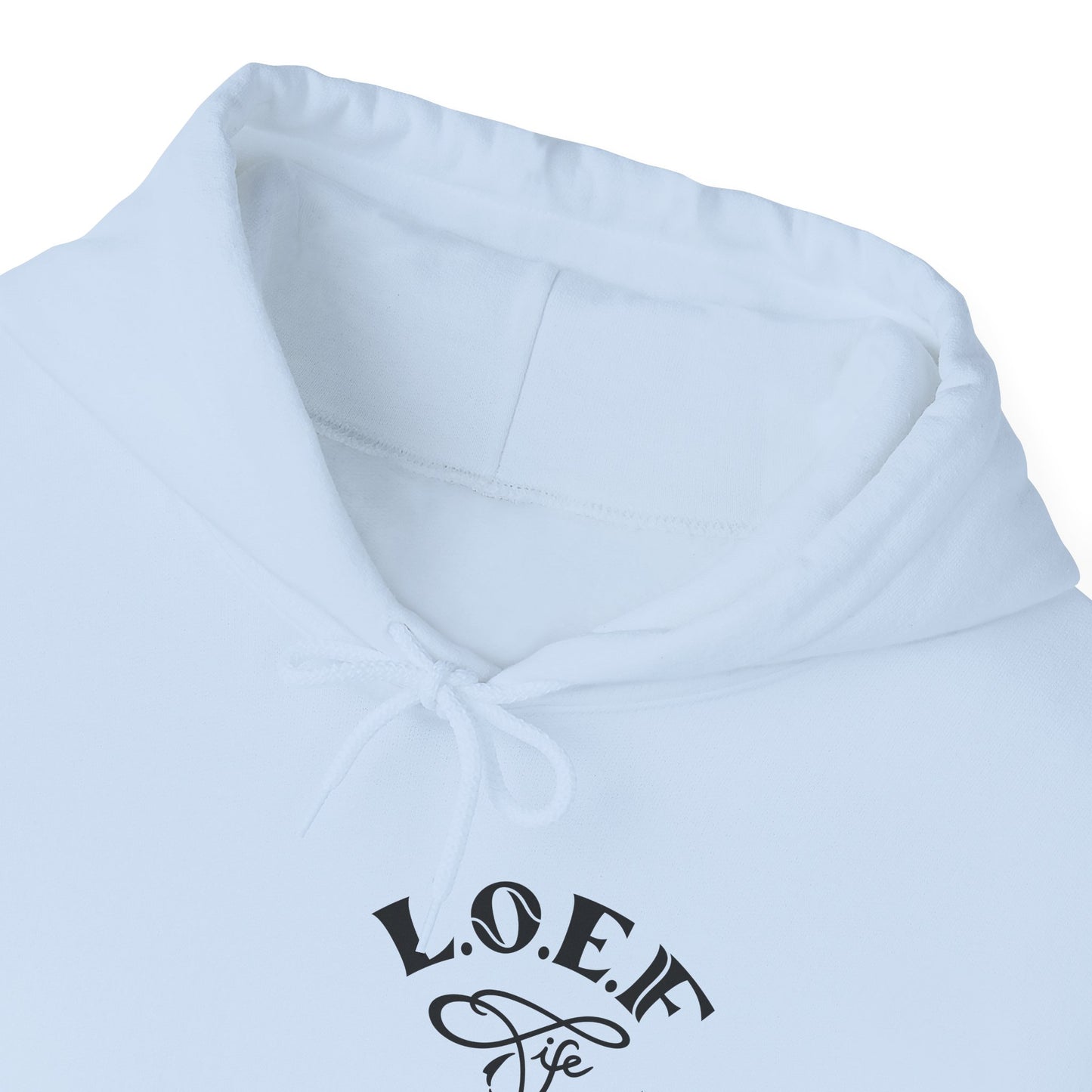 L.O.E.F Foodie 4Life Vegan Hoodie (Fiery Red)