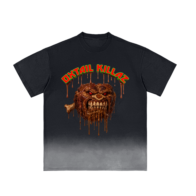 L.O.E.F. Life Oxtail Killaz Sunfade Vintage Washed T-Shirt