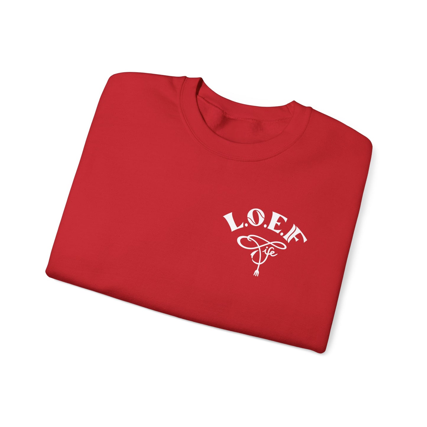 L.O.E.F Foodie 4Life Vegan Sweatshirt (White)