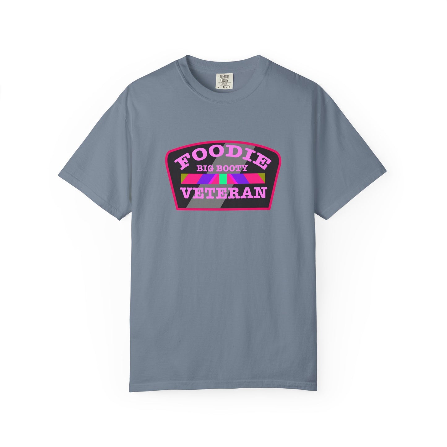 L.O.E.F Foodie Veteran BIG BOOTY Unisex Tee Shirt (Pink)