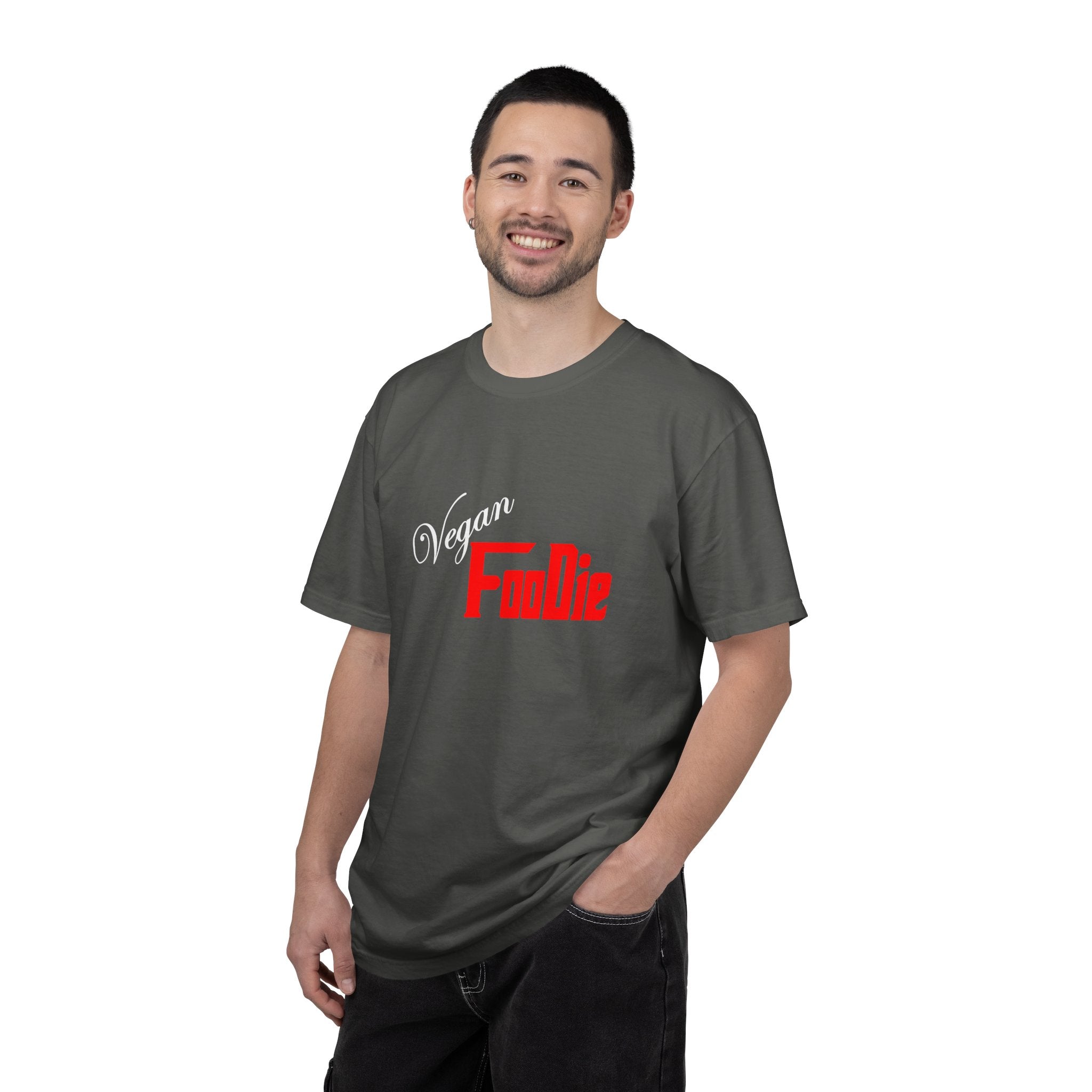 L.O.E.F Unisex Vegan Foodie Tee Shirt (Fiery Red)