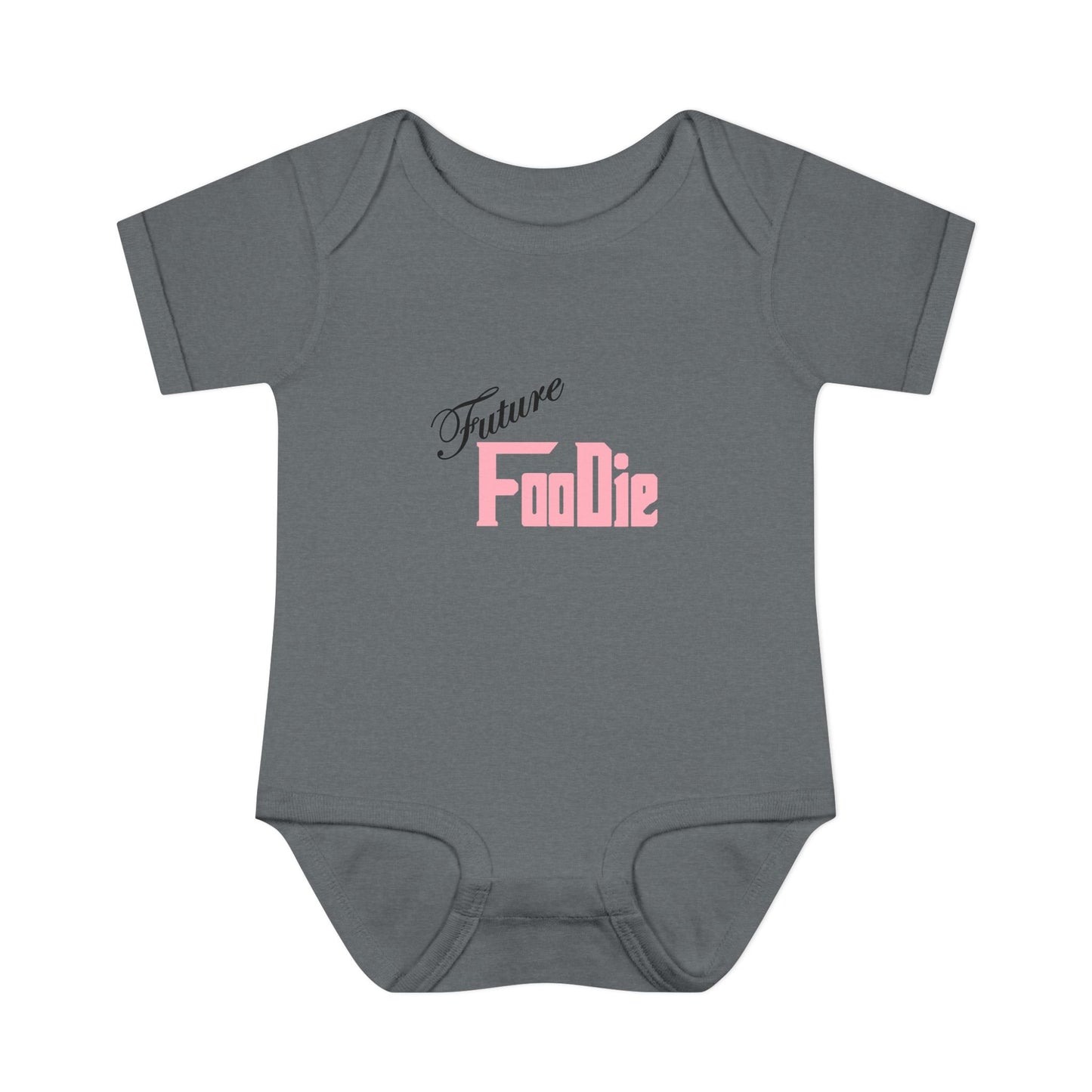 L.O.E.F Future Foodie Toddler Bodysuit (Soft Pink)