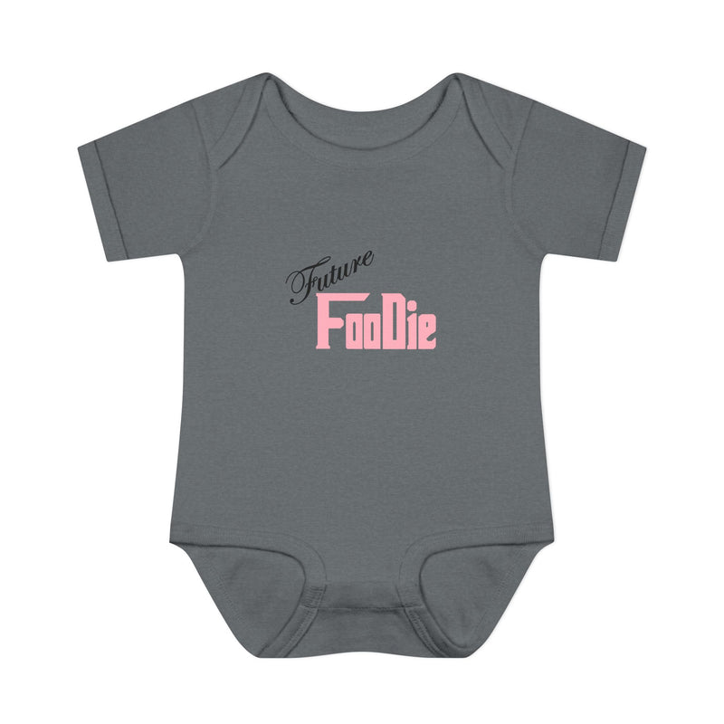 L.O.E.F Future Foodie Toddler Bodysuit (Soft Pink)