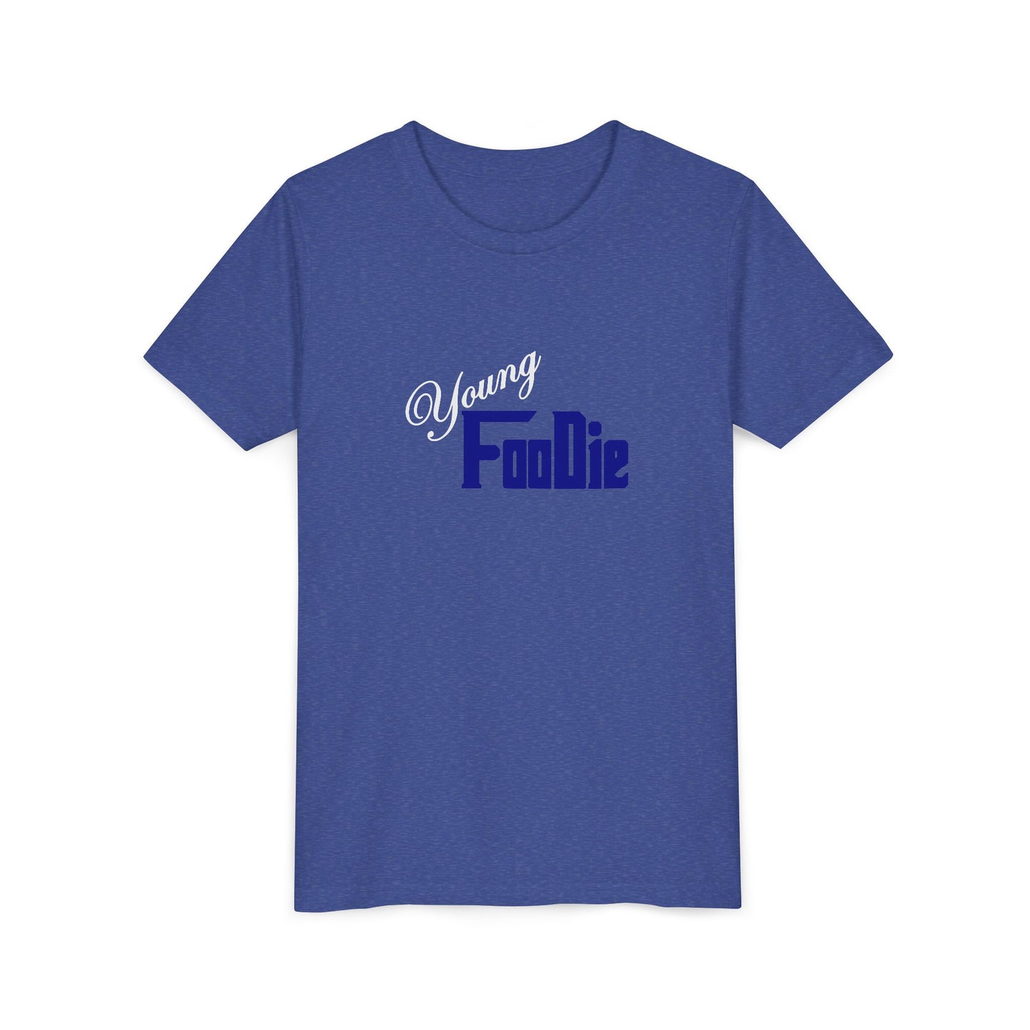 L.O.E.F White Young Foodie Kids Short Sleeve Tee (Dark Blue)