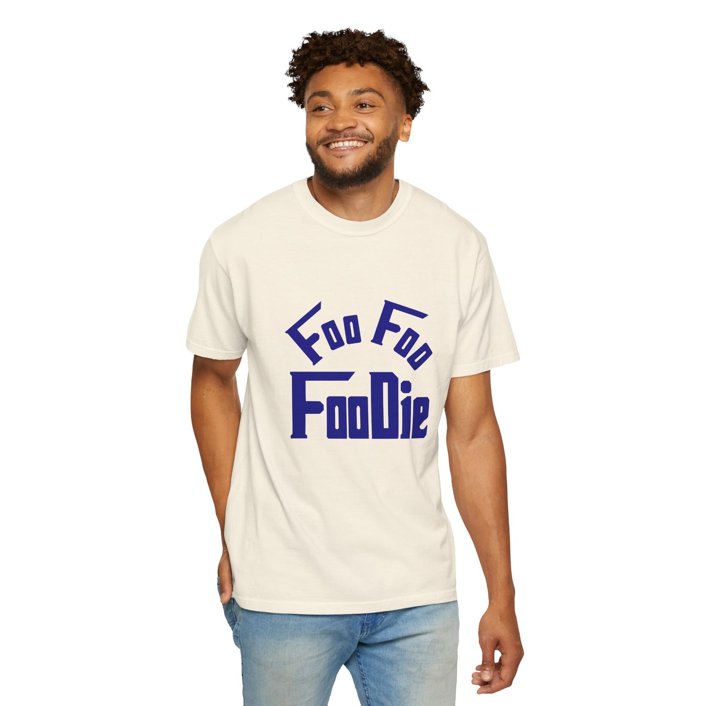 L.O.E.F FOO FOO FOODIE Unisex Tee shirt(Dark Blue)