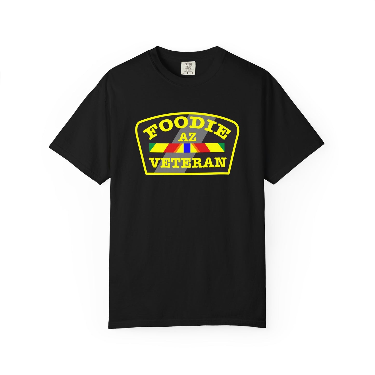 L.O.E.F Foodie Veteran AZ Unisex Tee Shirt (Yellow)