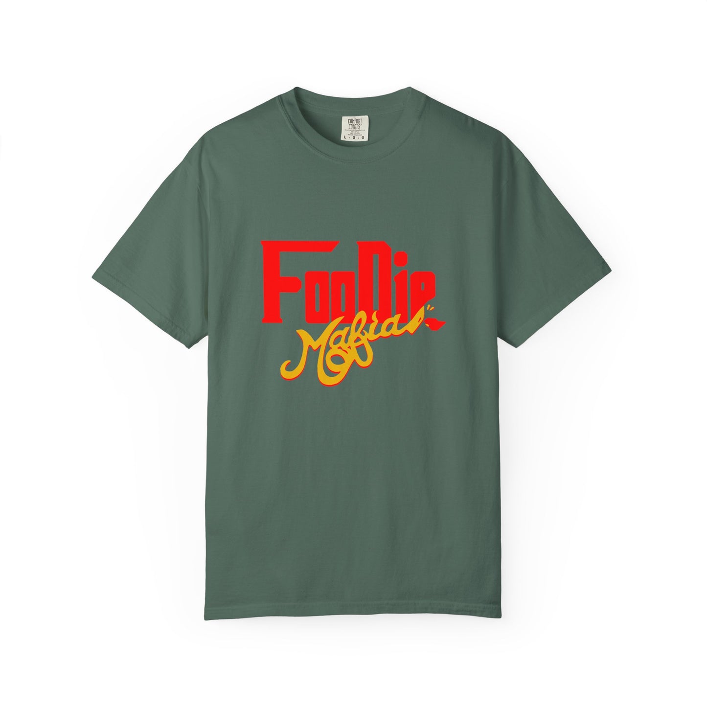 L.O.E.F Red Foodie Mafia Unisex Tee Shirt (Gold)