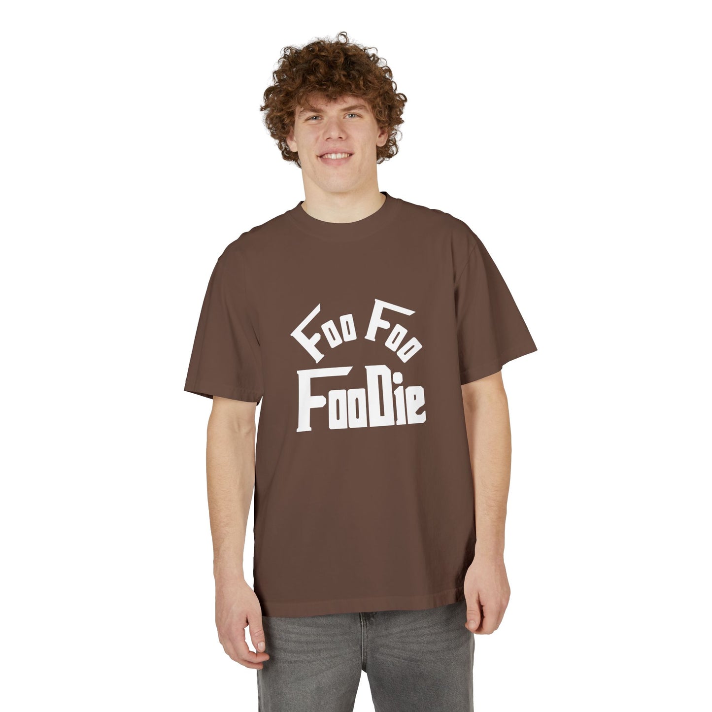 L.O.E.F Unisex FOO FOO FOODIE Tee Shirt (White)