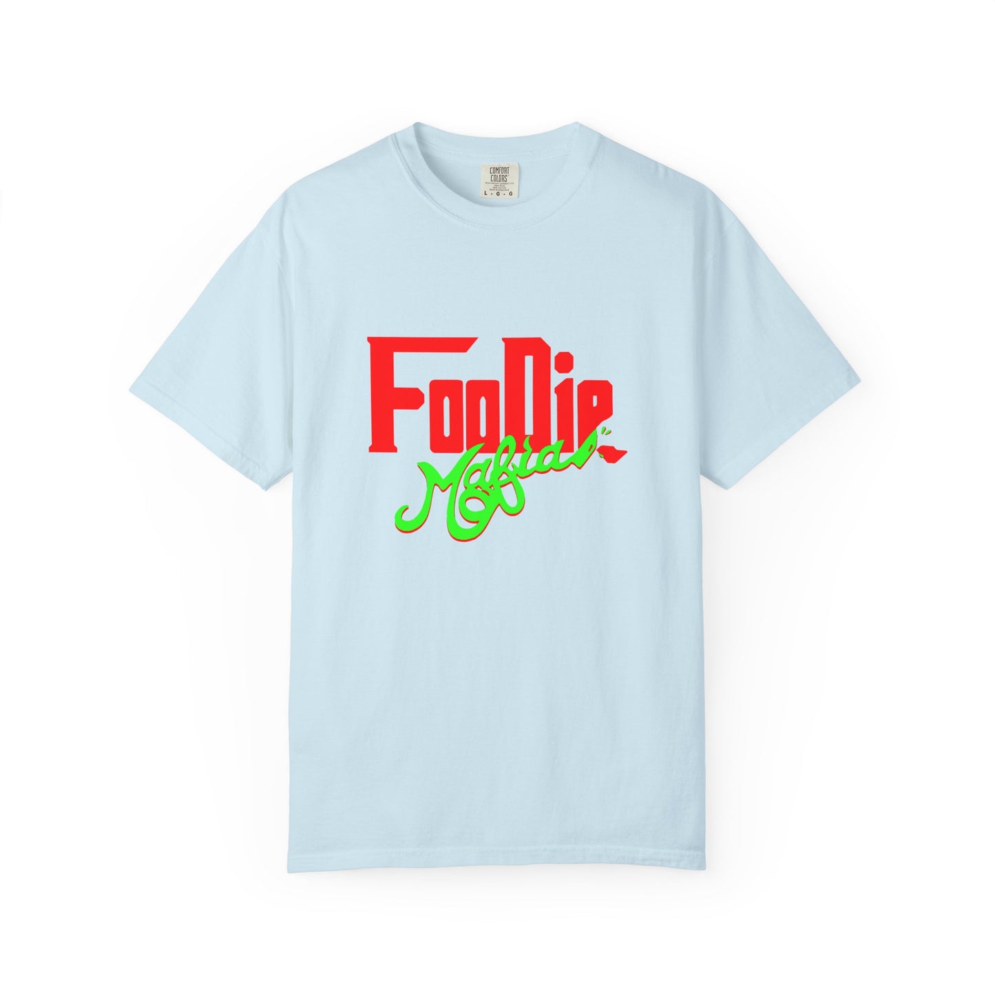 L.O.E.F Red Foodie Mafia Unisex Tee Shirt (Neon Green)