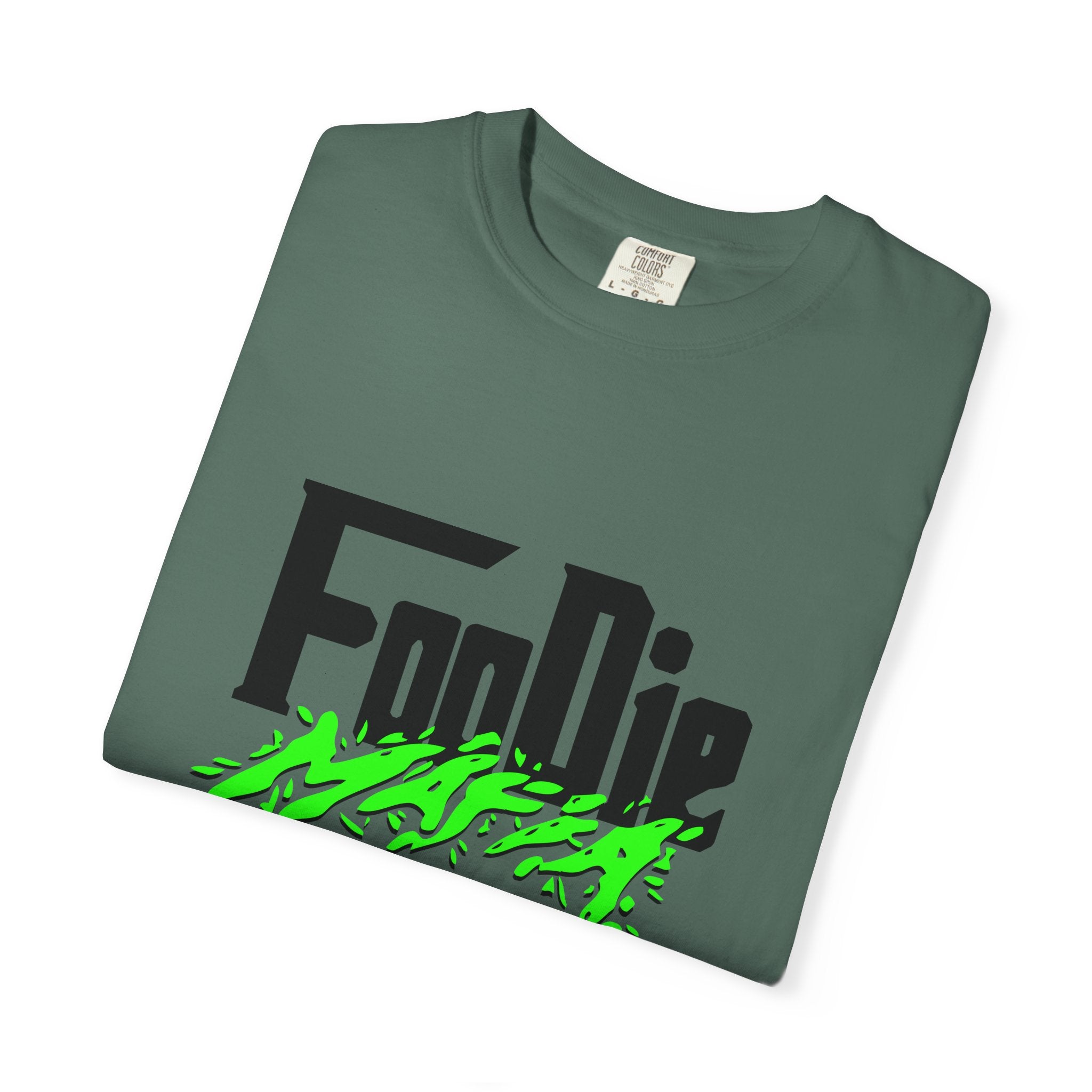 L.O.E.F Foodie Mafia Tee Shirt (Neon Green)