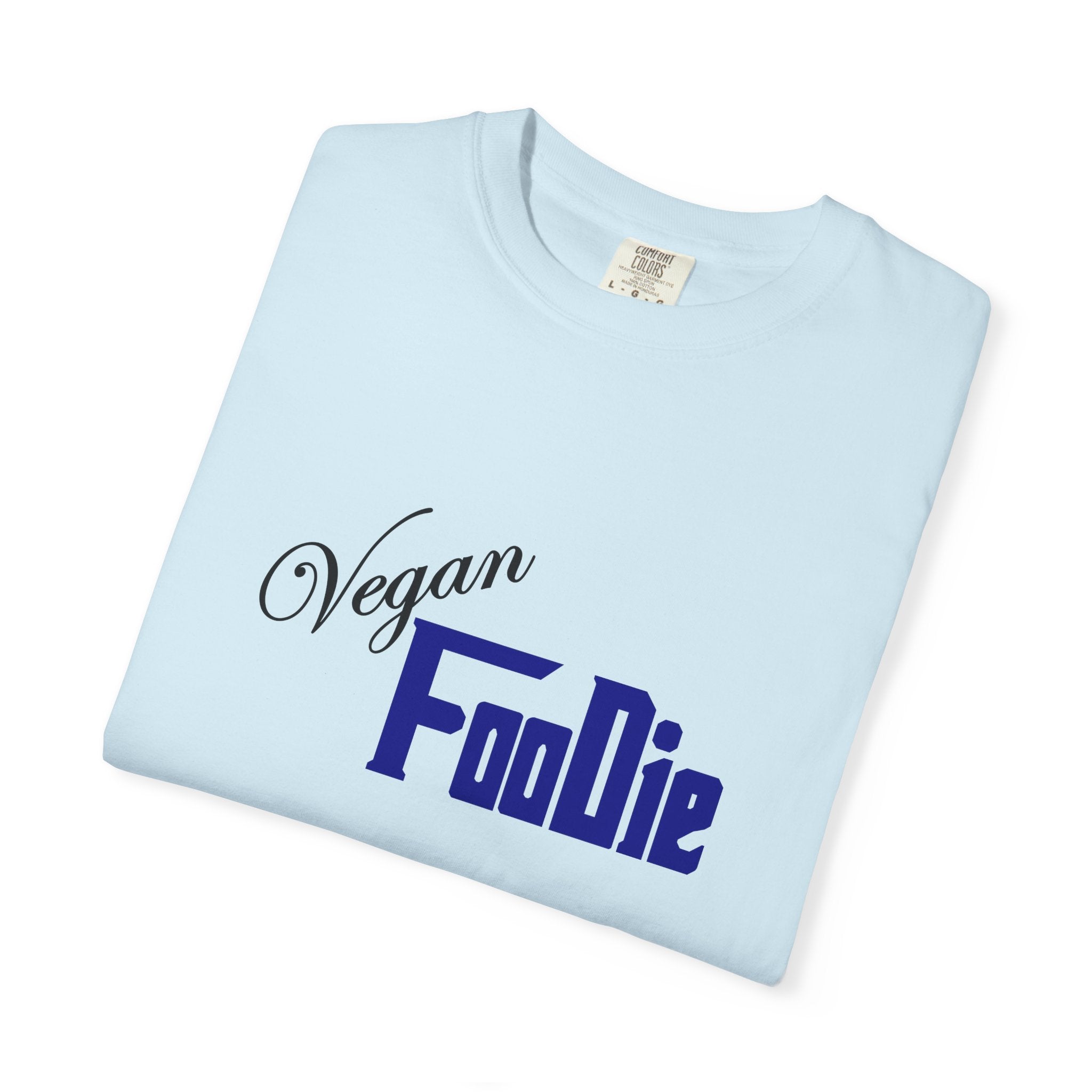 L.O.E.F Unisex Vegan Foodie Tee Shirt (Dark Blue)